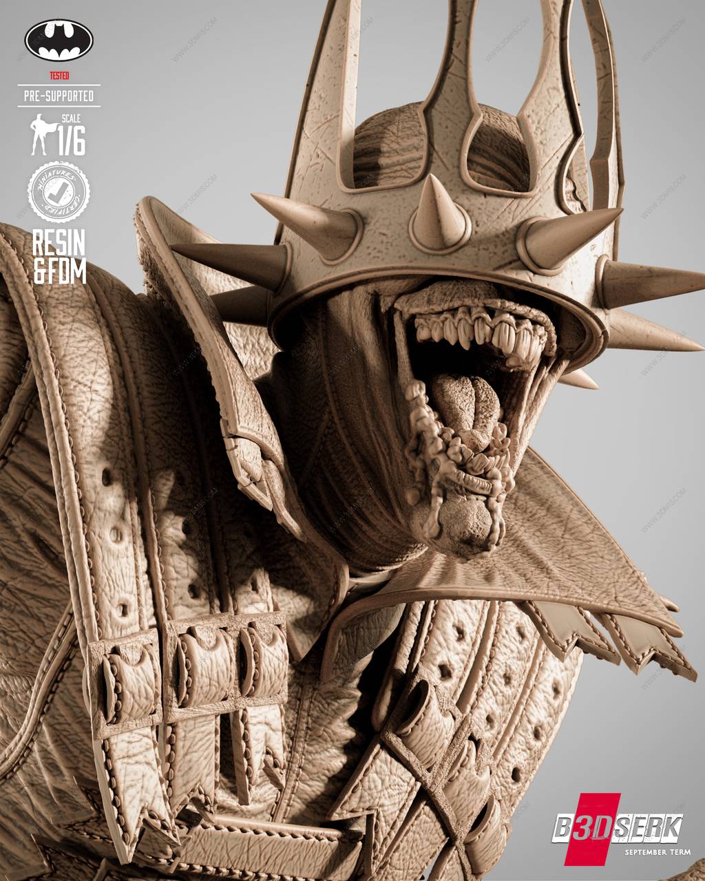 P站图纸印象馆 B3DSERK DC漫画 狂笑之蝠 B3DSERK DC漫画 狂笑之蝠