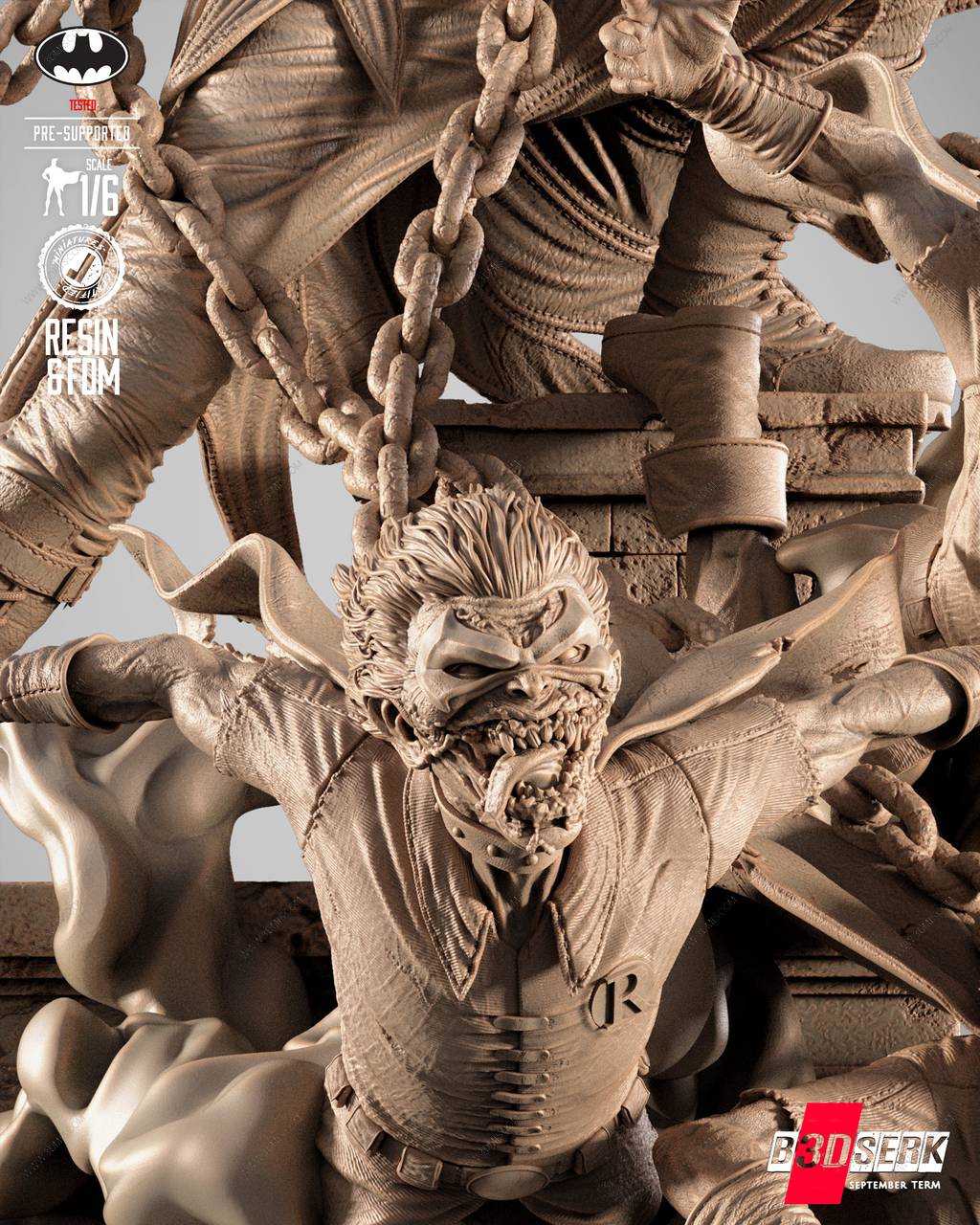 P站图纸印象馆 B3DSERK DC漫画 狂笑之蝠 B3DSERK DC漫画 狂笑之蝠