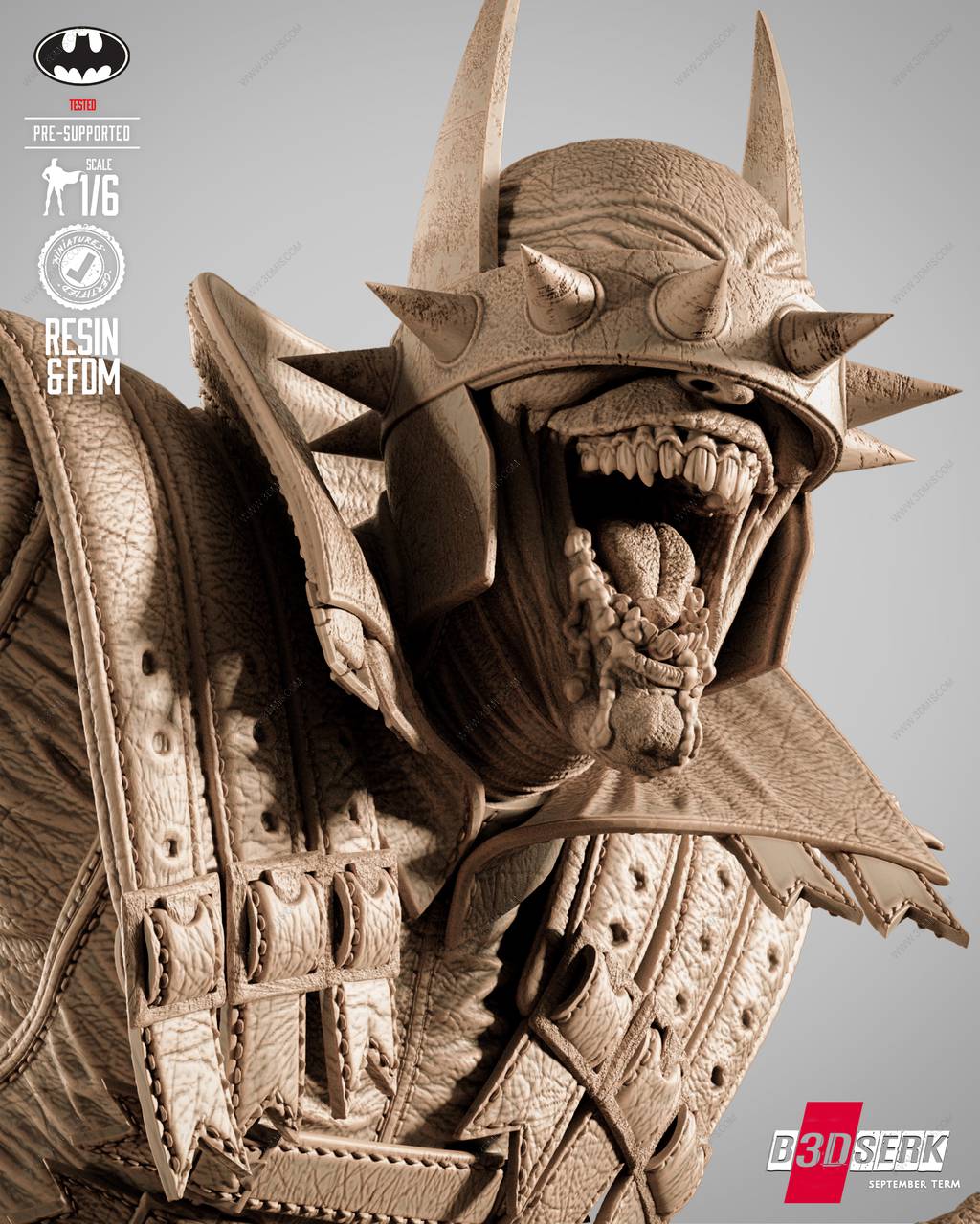 P站图纸印象馆 B3DSERK DC漫画 狂笑之蝠 B3DSERK DC漫画 狂笑之蝠