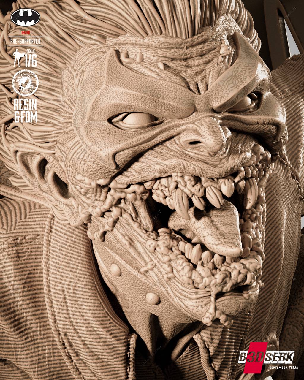 P站图纸印象馆 B3DSERK DC漫画 狂笑之蝠 B3DSERK DC漫画 狂笑之蝠