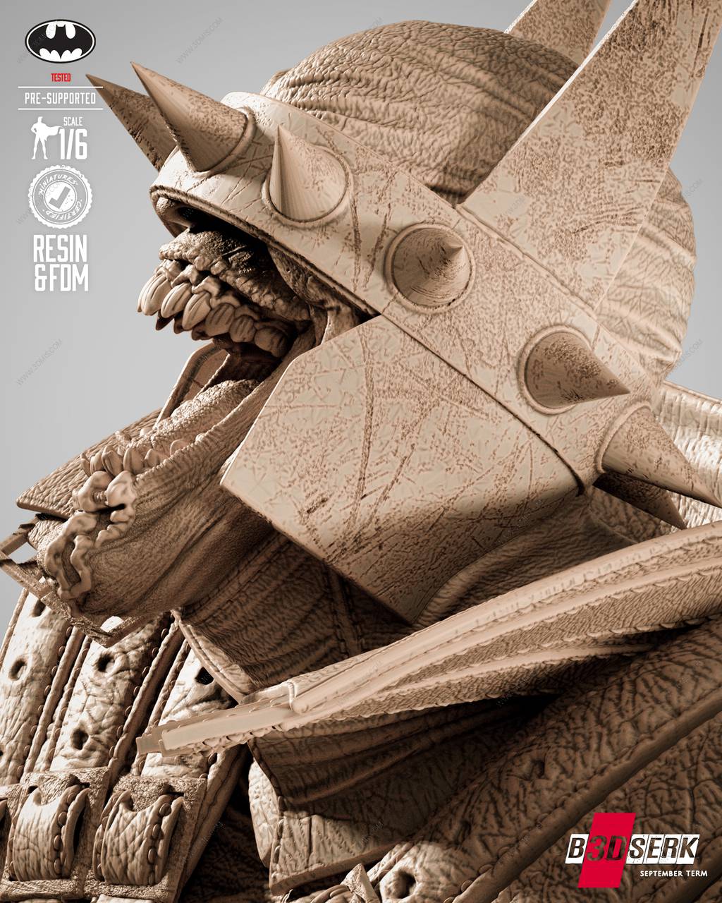 P站图纸印象馆 B3DSERK DC漫画 狂笑之蝠 B3DSERK DC漫画 狂笑之蝠