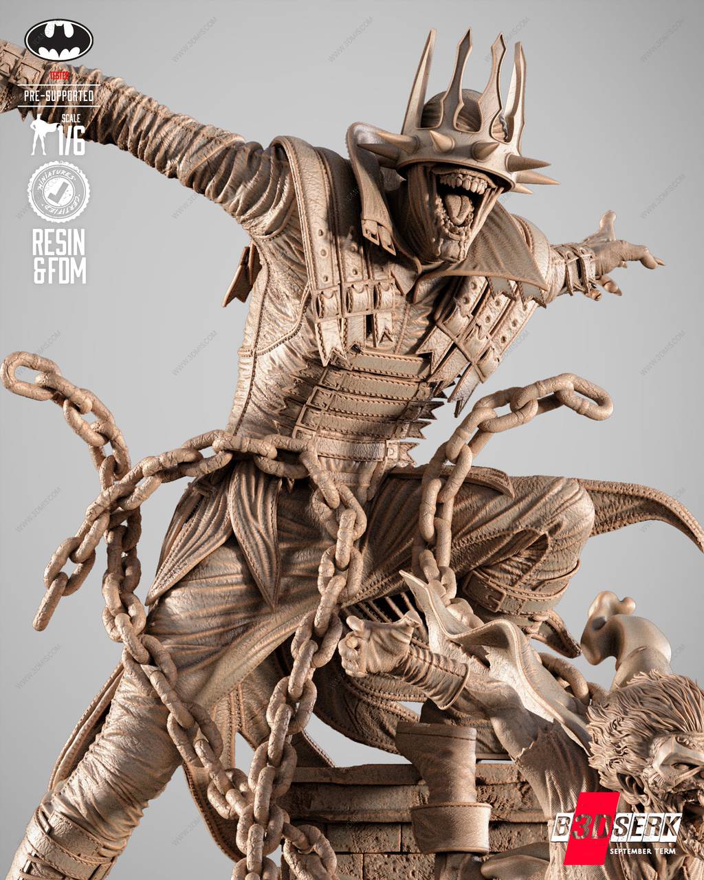 P站图纸印象馆 B3DSERK DC漫画 狂笑之蝠 B3DSERK DC漫画 狂笑之蝠