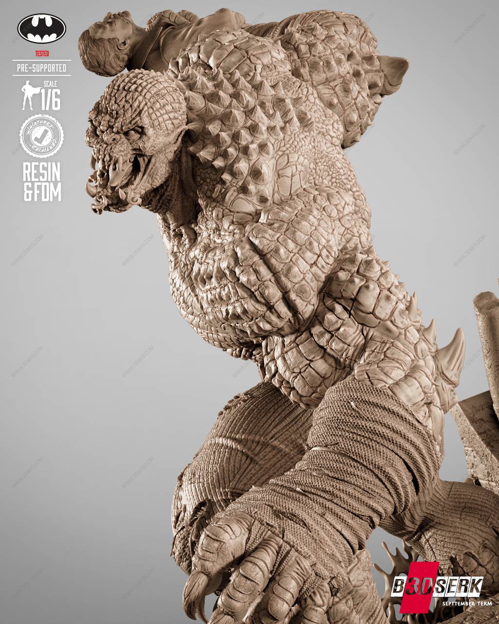 P站图纸印象馆 B3DSERK DC漫画 杀手鳄 B3DSERK DC漫画 杀手鳄