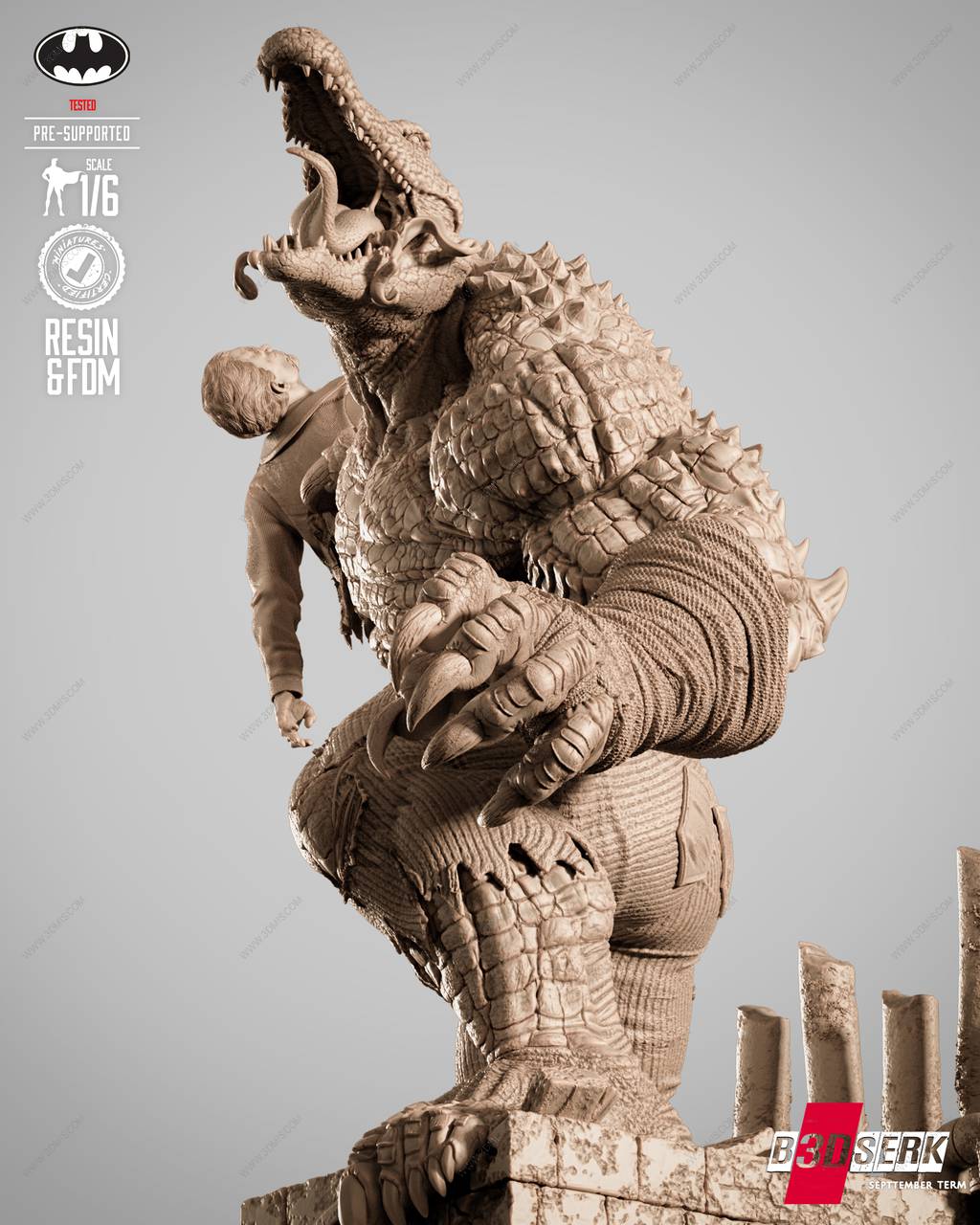 P站图纸印象馆 B3DSERK DC漫画 杀手鳄 B3DSERK DC漫画 杀手鳄