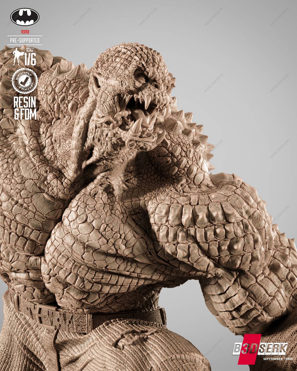 P站图纸印象馆 B3DSERK DC漫画 杀手鳄 B3DSERK DC漫画 杀手鳄