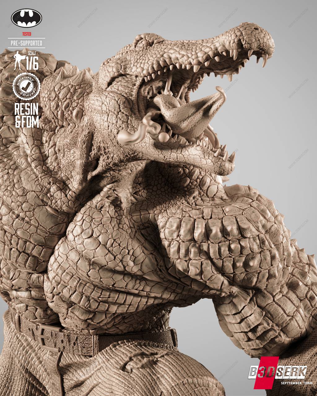 P站图纸印象馆 B3DSERK DC漫画 杀手鳄 B3DSERK DC漫画 杀手鳄