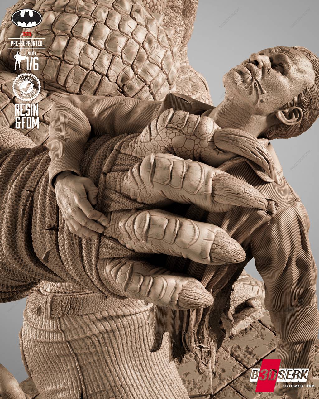 P站图纸印象馆 B3DSERK DC漫画 杀手鳄 B3DSERK DC漫画 杀手鳄