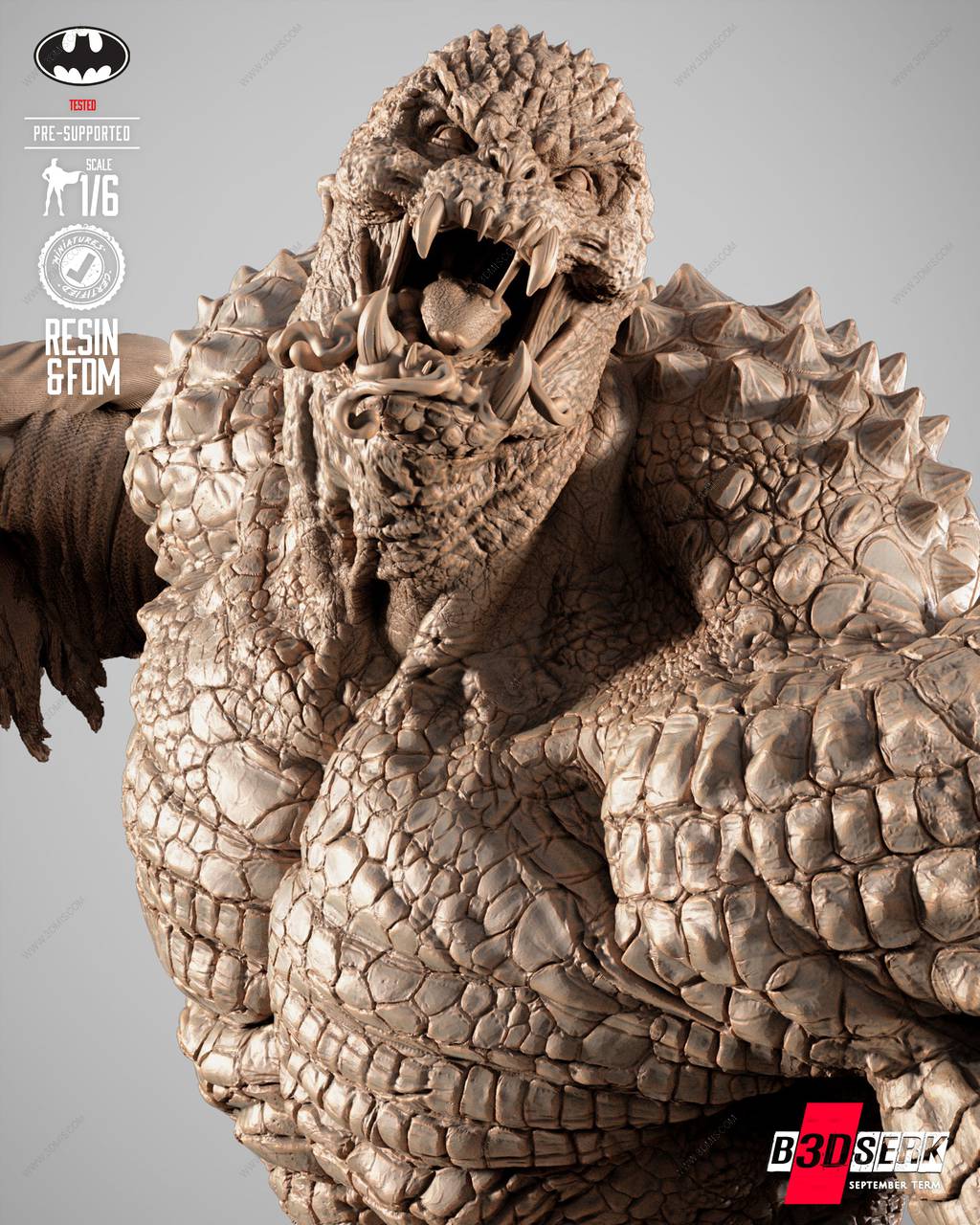 P站图纸印象馆 B3DSERK DC漫画 杀手鳄 B3DSERK DC漫画 杀手鳄