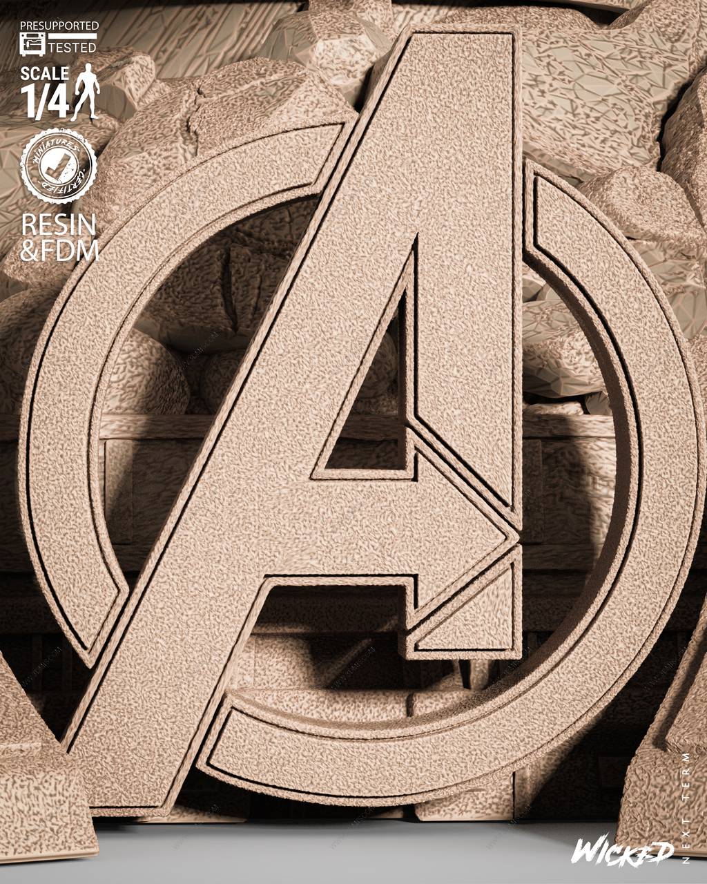 P站图纸印象馆 3DWicked 漫威 黄蜂女 3DWicked 漫威 黄蜂女