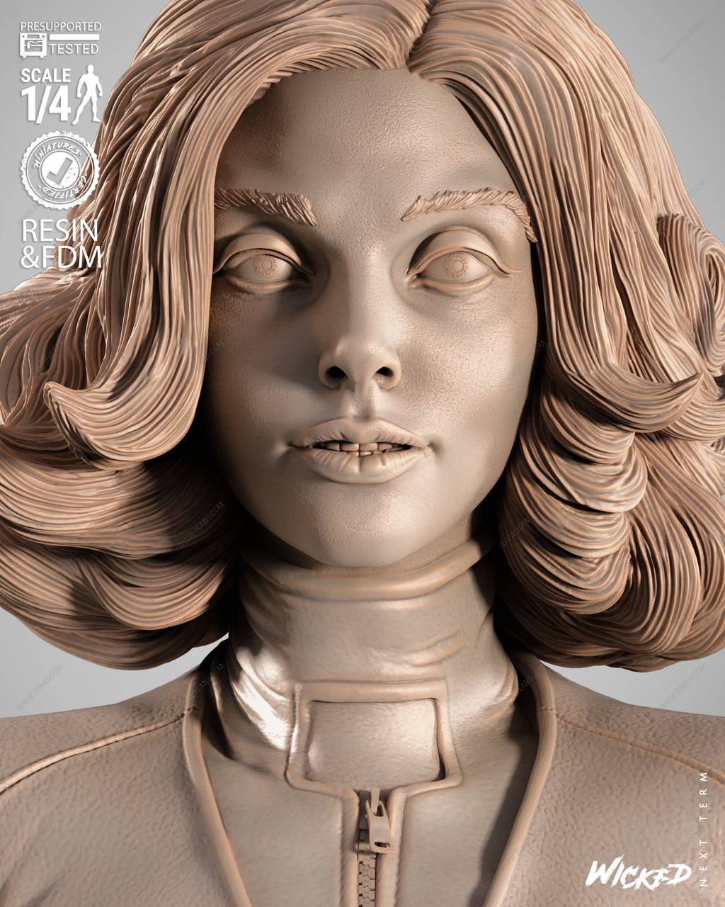 P站图纸印象馆 3DWicked 漫威 黄蜂女 3DWicked 漫威 黄蜂女