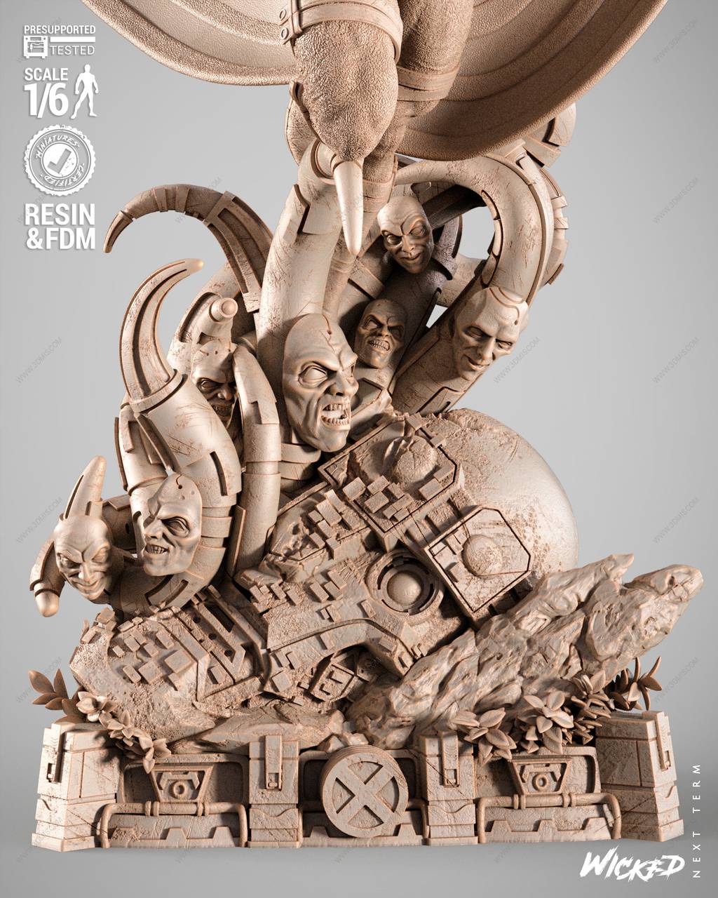 P站图纸印象馆 3DWicked 漫威 西恩·卡西迪 3DWicked 漫威 西恩·卡西迪