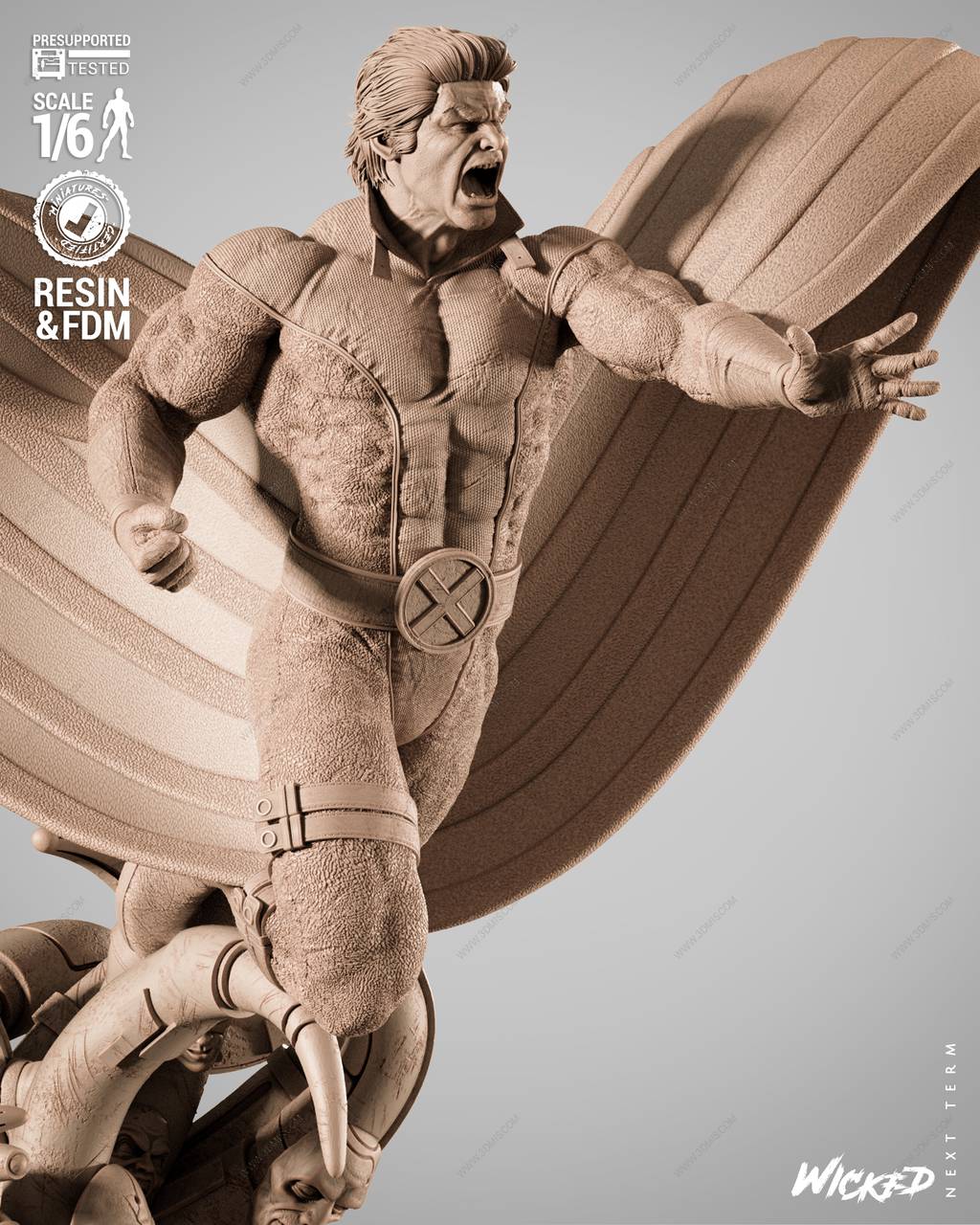 P站图纸印象馆 3DWicked 漫威 西恩·卡西迪 3DWicked 漫威 西恩·卡西迪