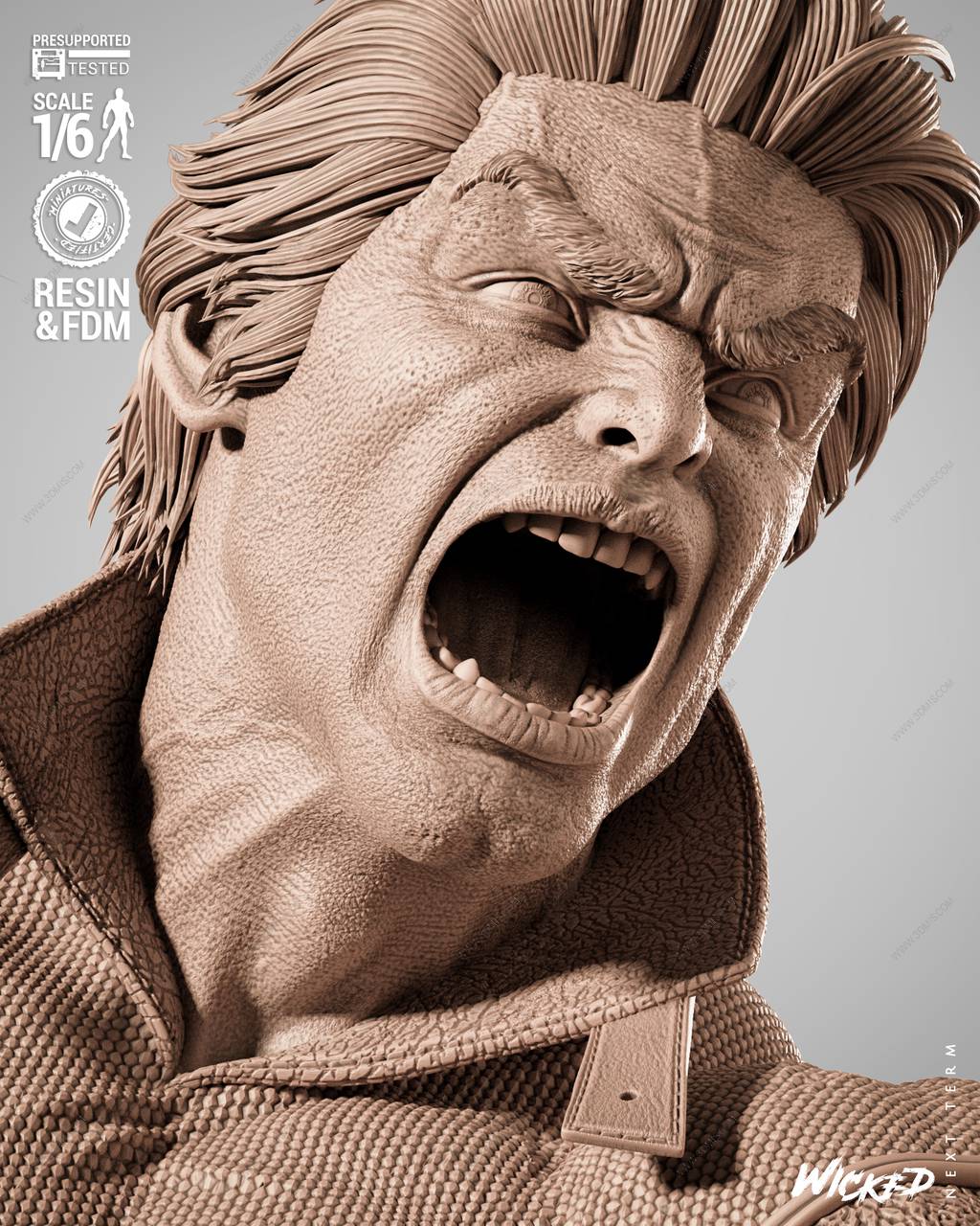 P站图纸印象馆 3DWicked 漫威 西恩·卡西迪 3DWicked 漫威 西恩·卡西迪