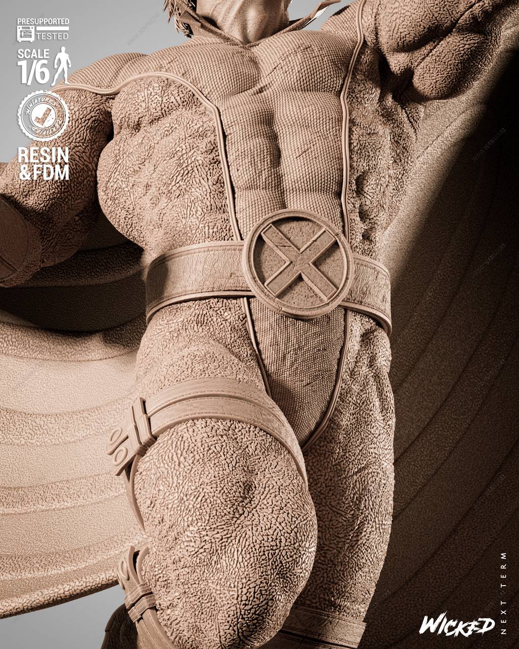 P站图纸印象馆 3DWicked 漫威 西恩·卡西迪 3DWicked 漫威 西恩·卡西迪