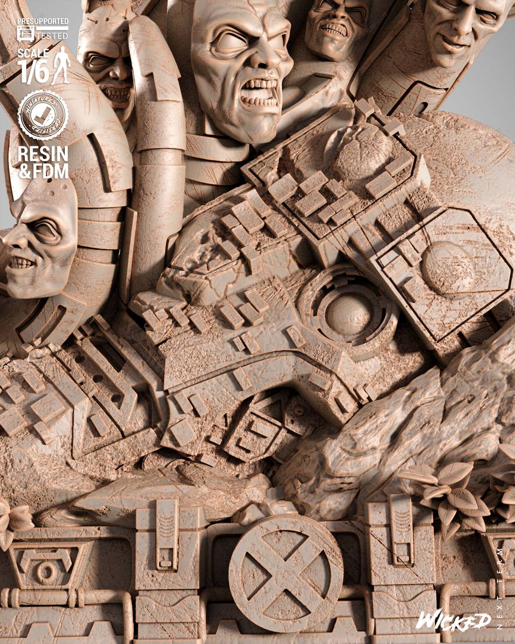 P站图纸印象馆 3DWicked 漫威 西恩·卡西迪 3DWicked 漫威 西恩·卡西迪