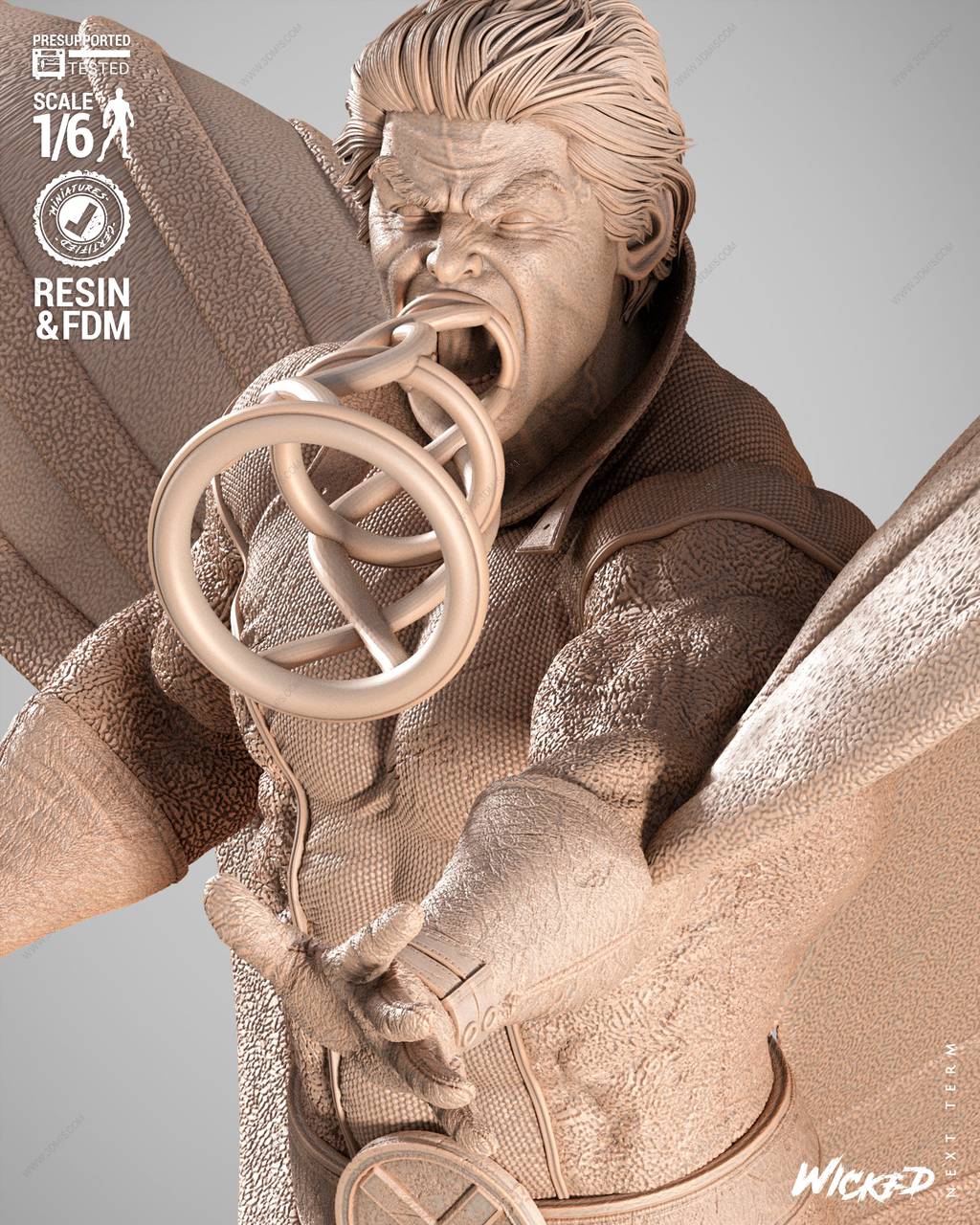 P站图纸印象馆 3DWicked 漫威 西恩·卡西迪 3DWicked 漫威 西恩·卡西迪