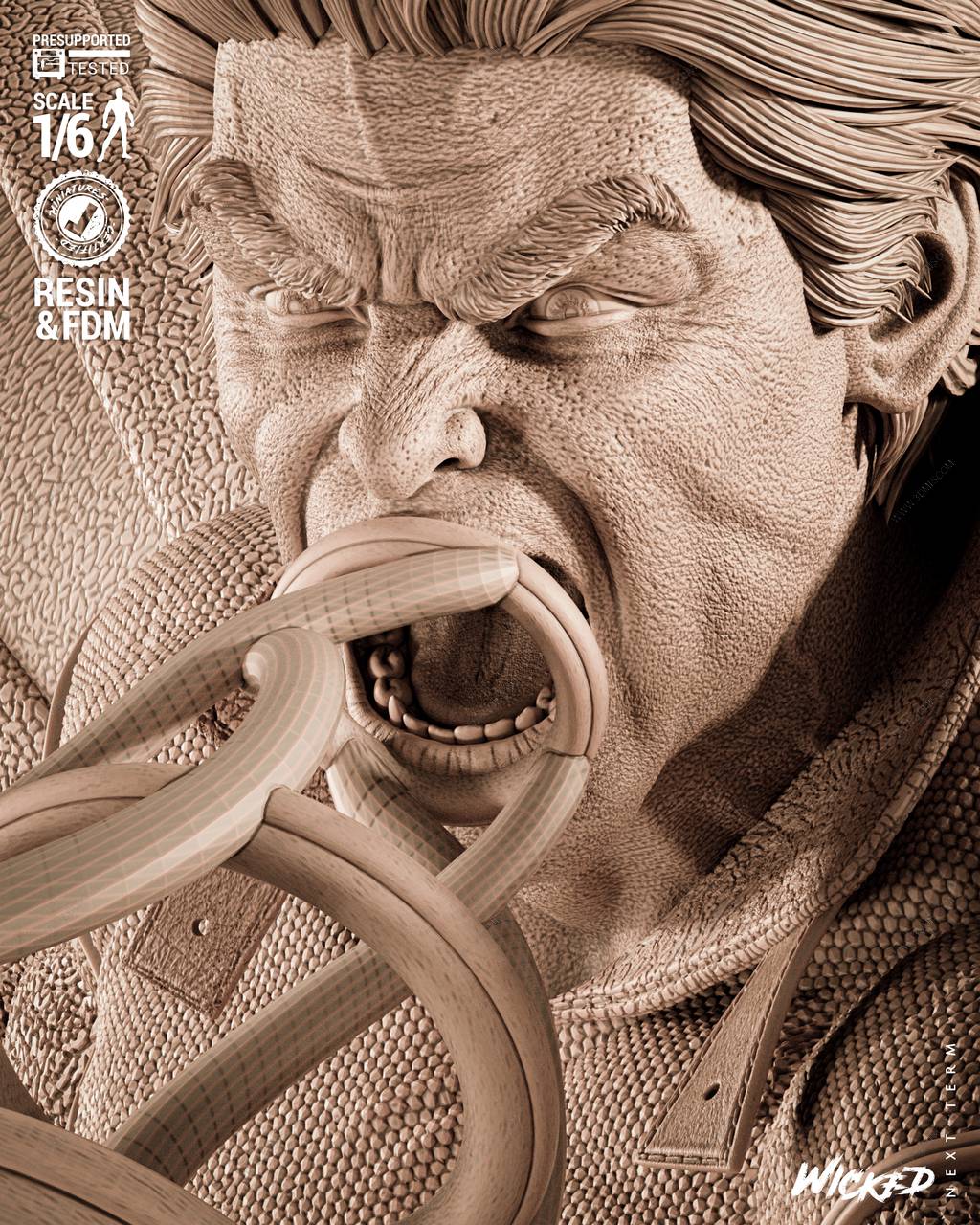 P站图纸印象馆 3DWicked 漫威 西恩·卡西迪 3DWicked 漫威 西恩·卡西迪