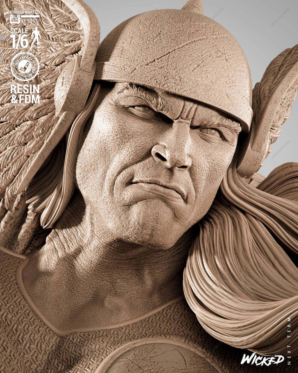 P站图纸印象馆 3DWicked 漫威 雷神索尔 3DWicked 漫威 雷神索尔