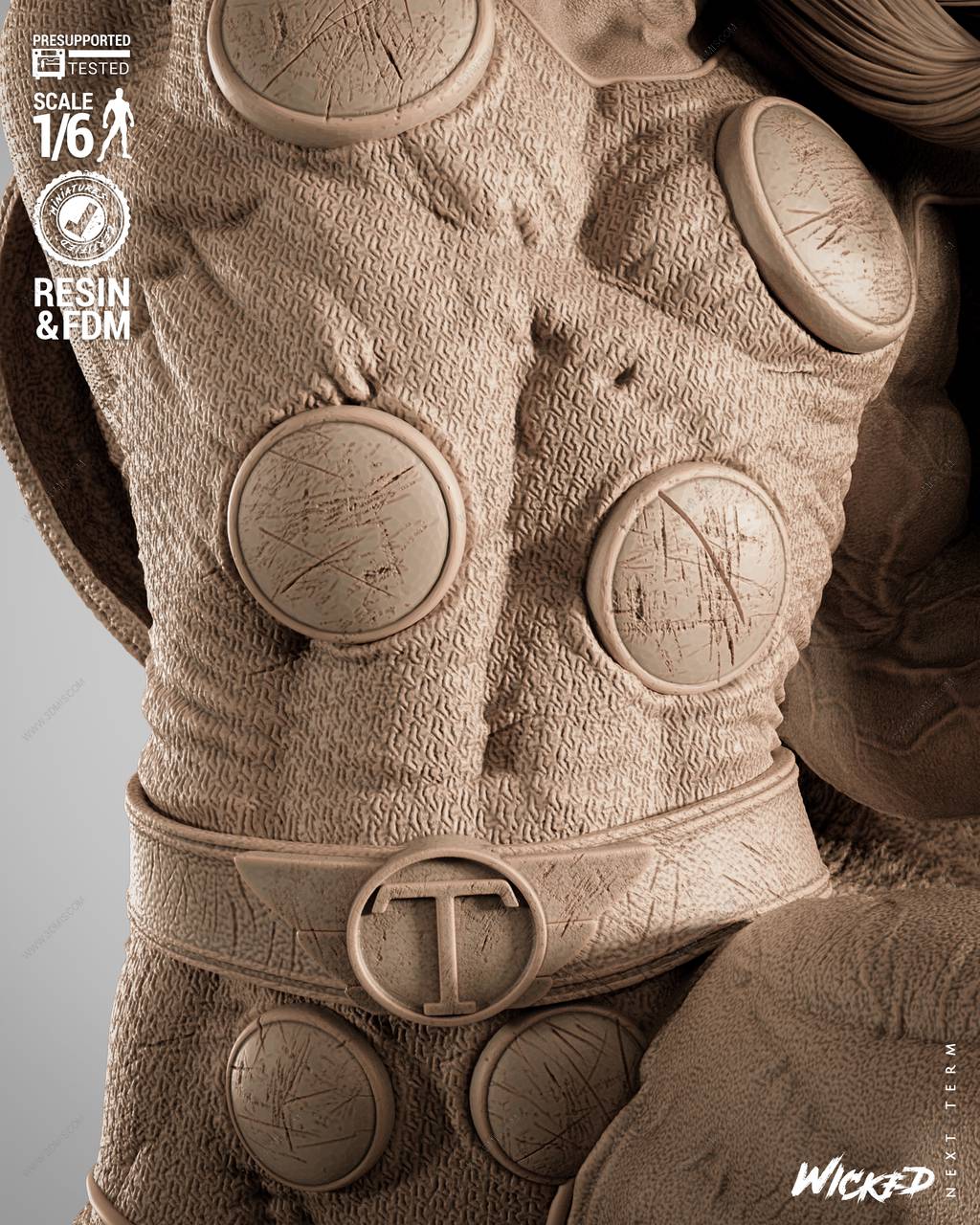 P站图纸印象馆 3DWicked 漫威 雷神索尔 3DWicked 漫威 雷神索尔