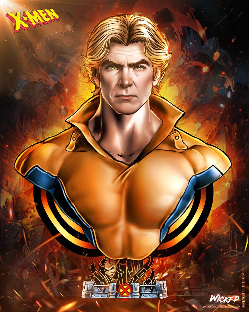 P站图纸印象馆 3DWicked 漫威 西恩·卡西迪 3DWicked 漫威 西恩·卡西迪