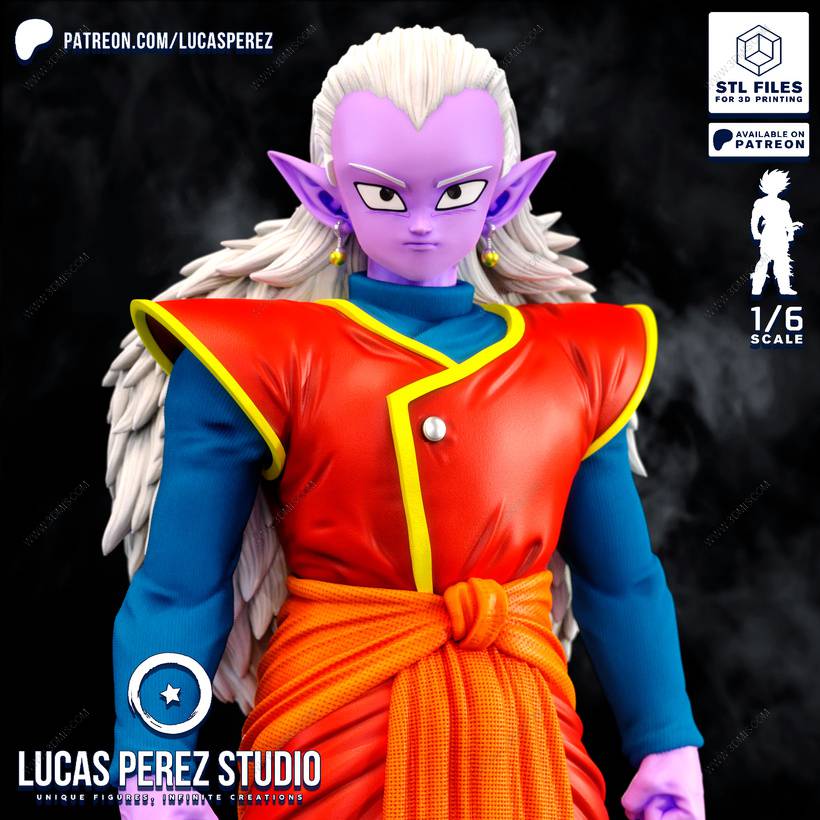 P站图纸印象馆 Lucas Perez 龙珠 界王神 Lucas Perez 龙珠 界王神