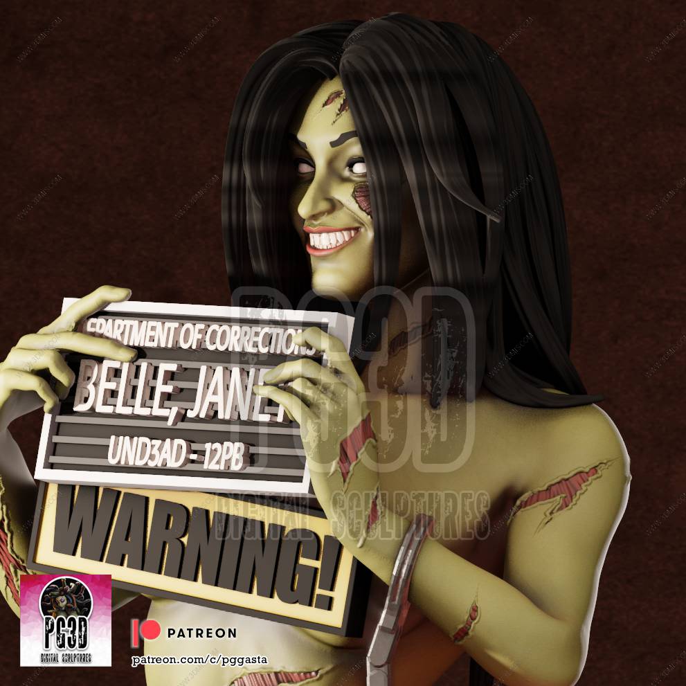 P站图纸印象馆 PgGasta 僵尸脱衣舞娘 珍妮 PgGasta 僵尸脱衣舞娘 珍妮