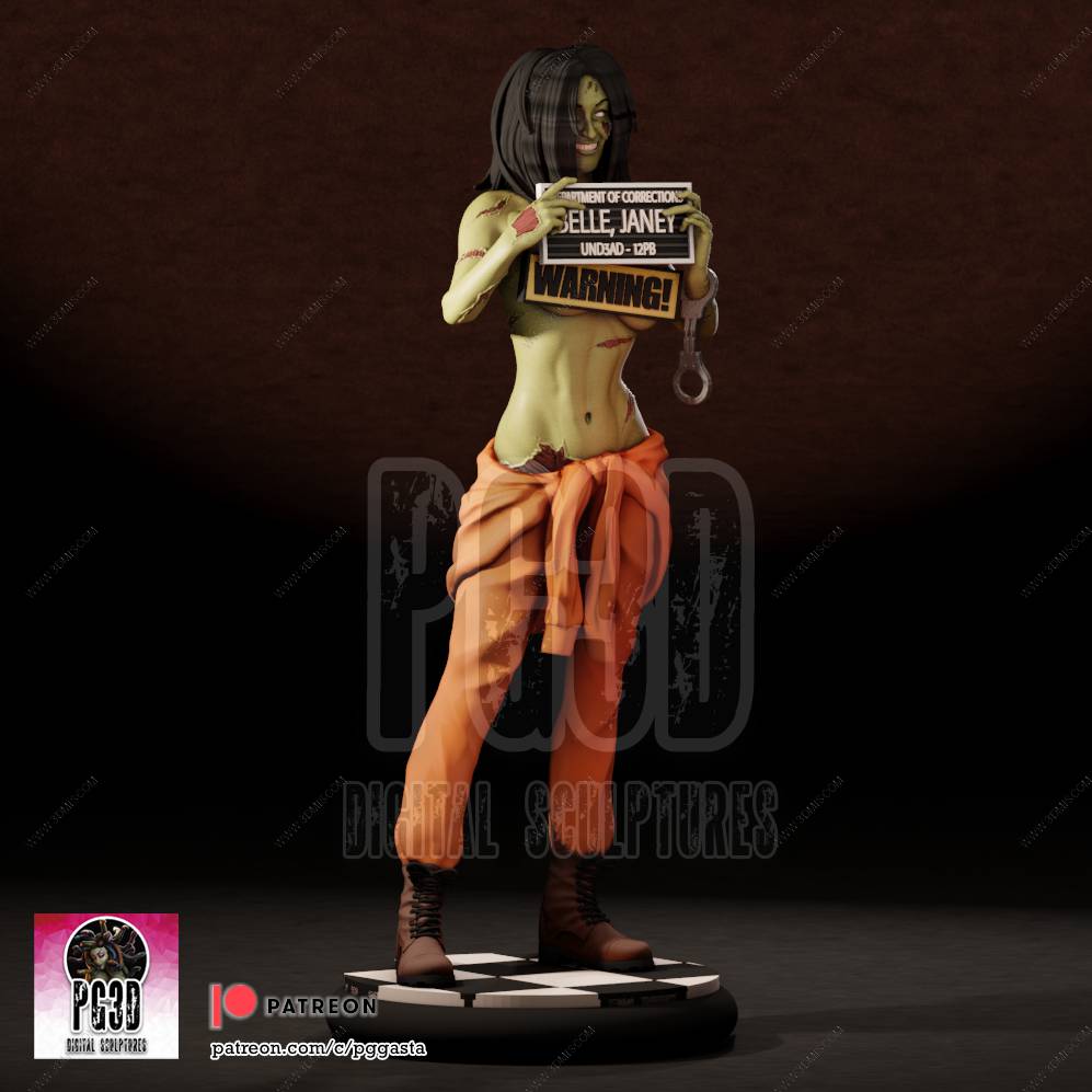 P站图纸印象馆 PgGasta 僵尸脱衣舞娘 珍妮 PgGasta 僵尸脱衣舞娘 珍妮