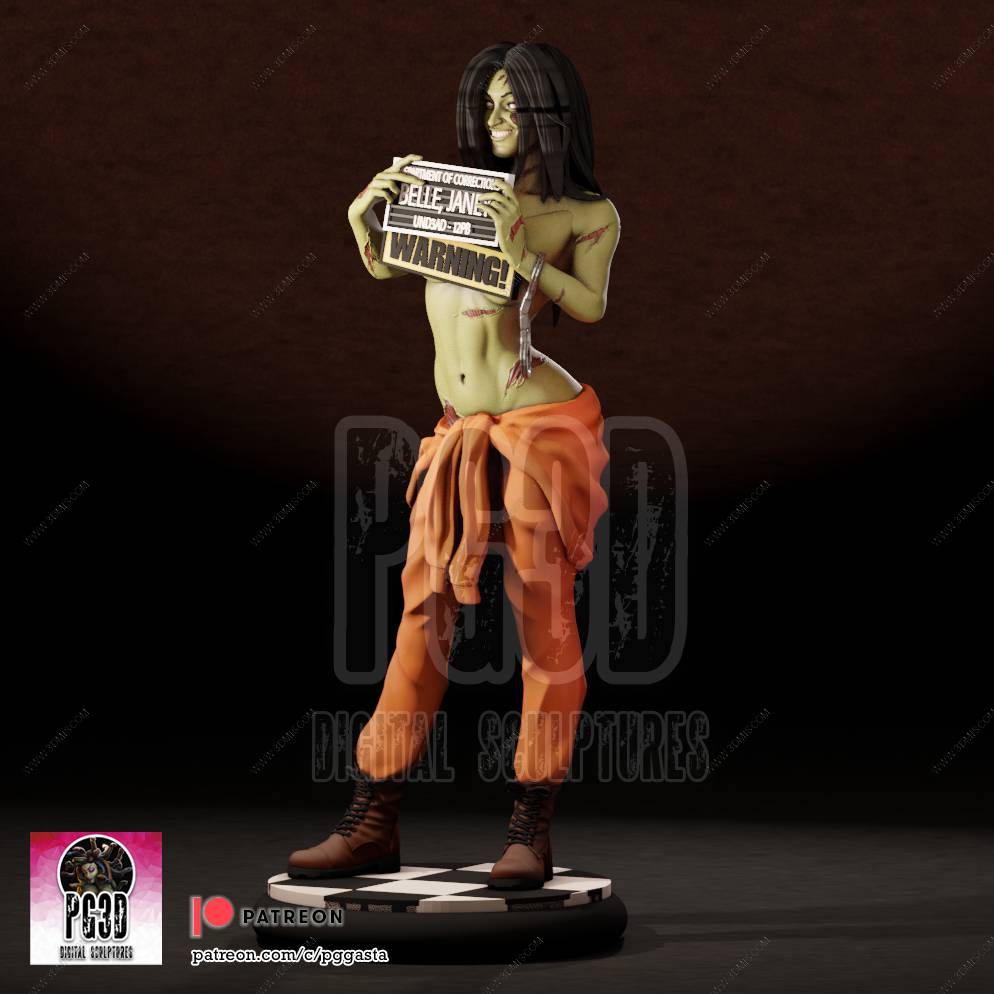 P站图纸印象馆 PgGasta 僵尸脱衣舞娘 珍妮 PgGasta 僵尸脱衣舞娘 珍妮