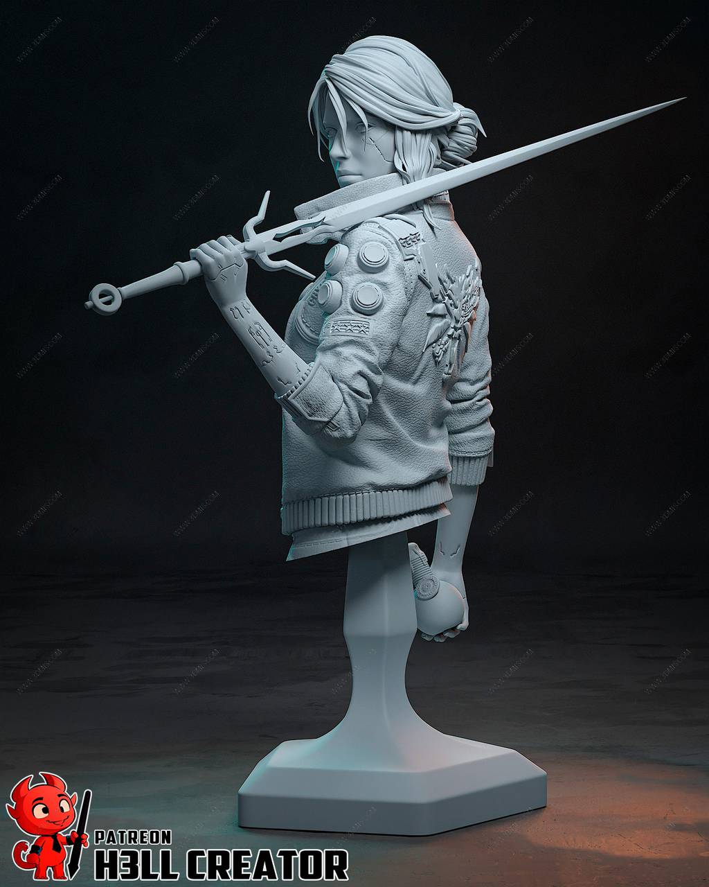 P站图纸印象馆 H3LL 猎魔人 希里 H3LL 猎魔人 希里