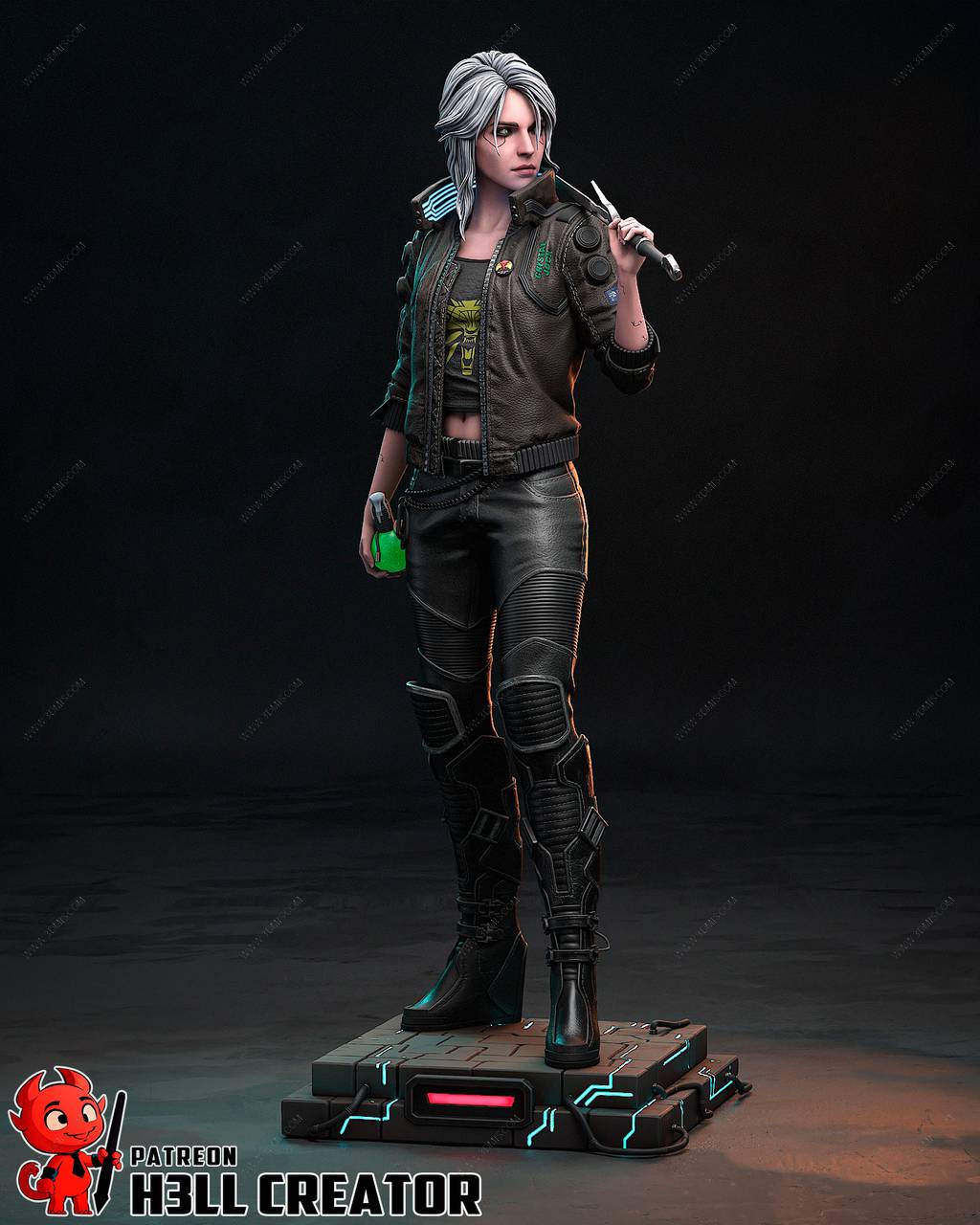 P站图纸印象馆 H3LL 猎魔人 希里 H3LL 猎魔人 希里