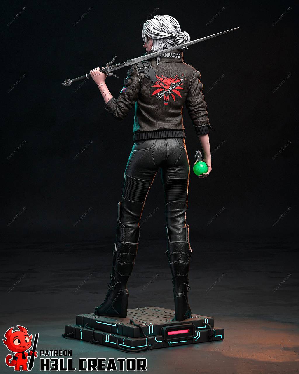 P站图纸印象馆 H3LL 猎魔人 希里 H3LL 猎魔人 希里