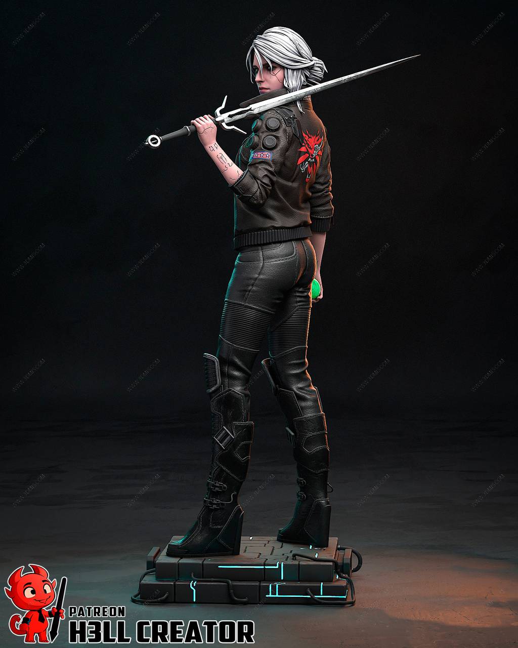 P站图纸印象馆 H3LL 猎魔人 希里 H3LL 猎魔人 希里