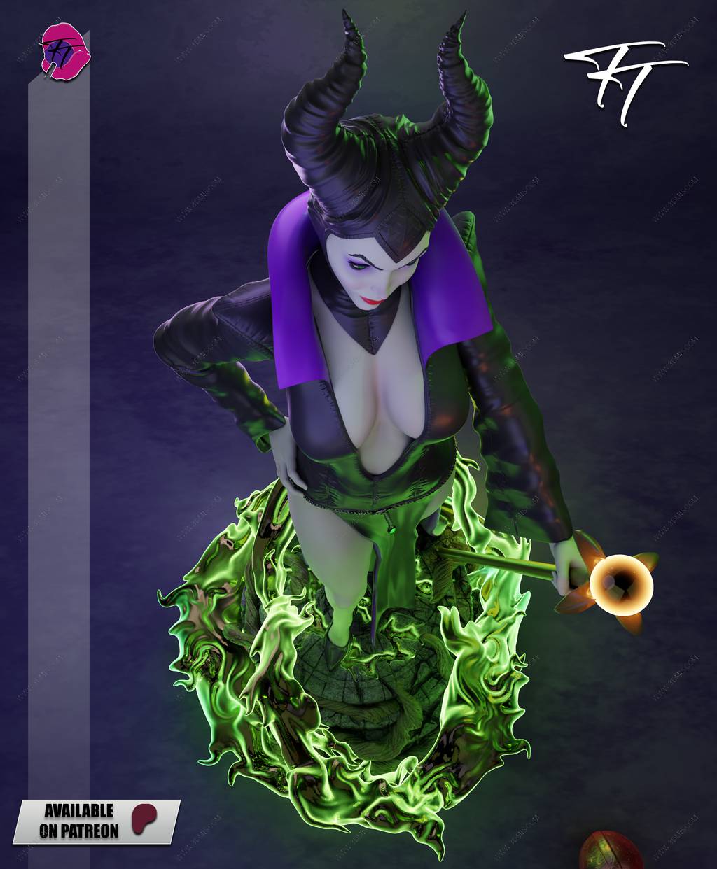 P站图纸印象馆 TT DC漫画 睡美人 玛琳菲森 TT DC漫画 睡美人 玛琳菲森