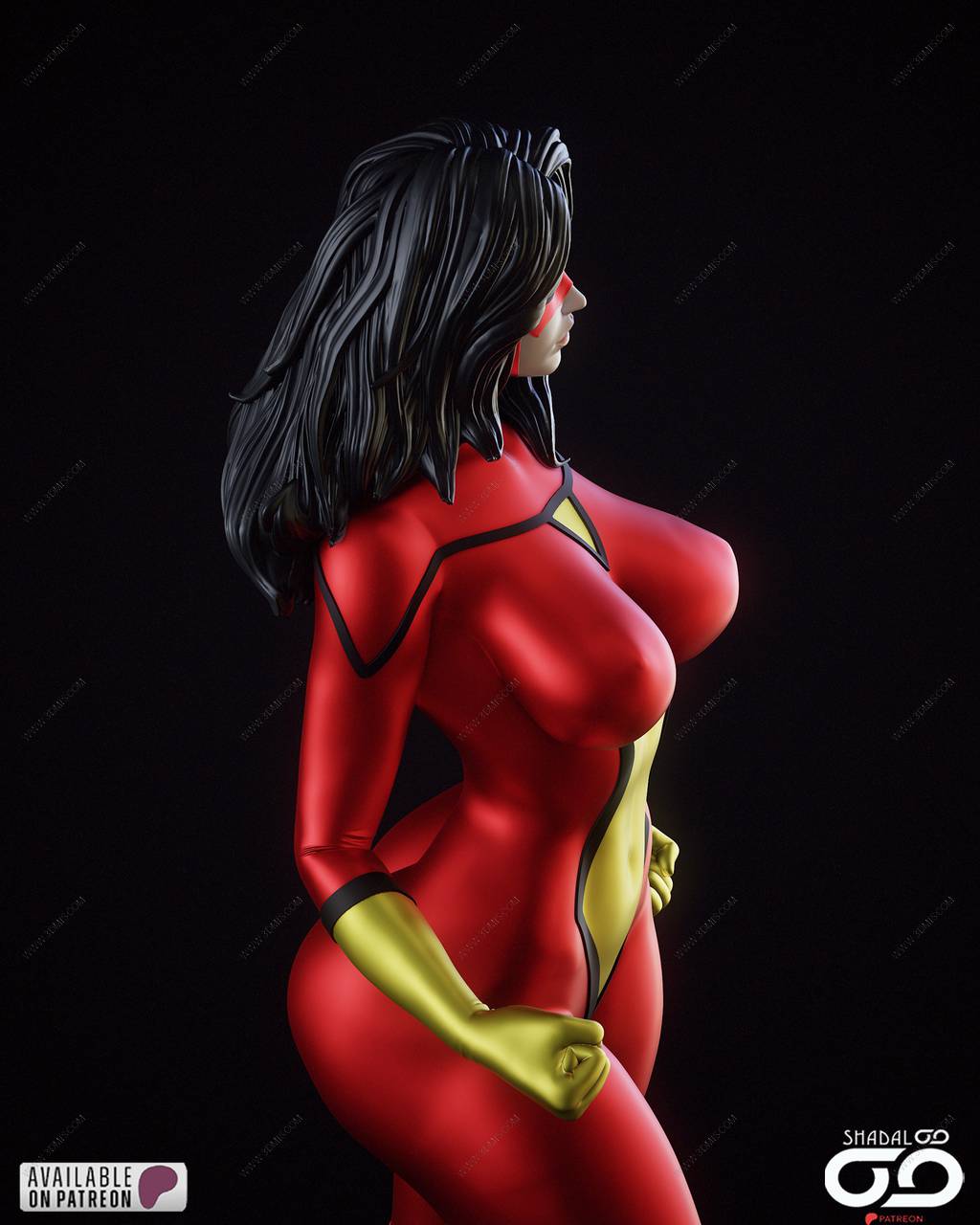 P站图纸印象馆 Shadaloo Studios 漫威 蜘蛛女侠 Shadaloo Studios 漫威 蜘蛛女侠