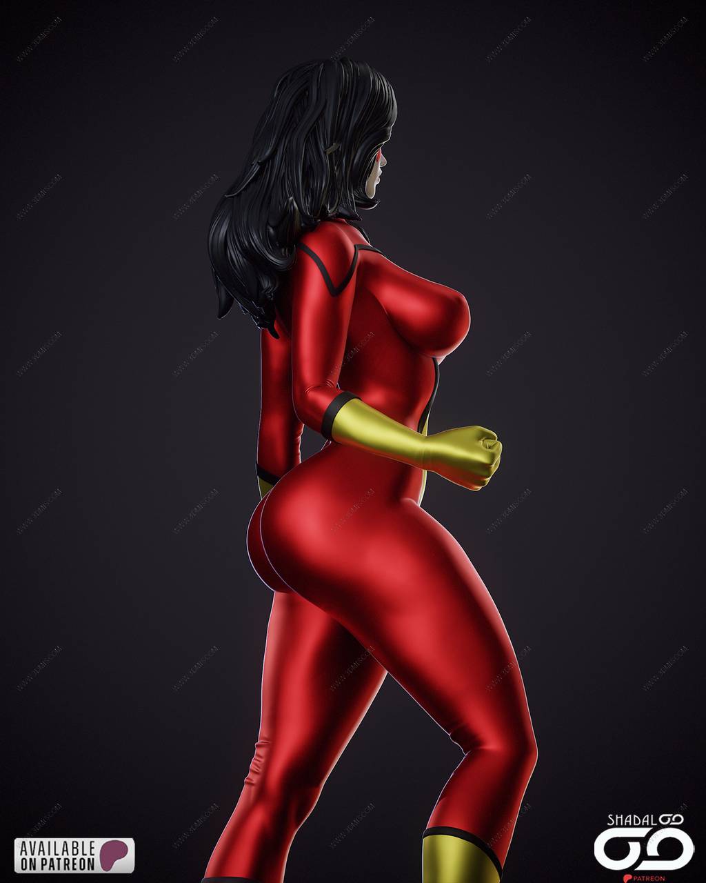 P站图纸印象馆 Shadaloo Studios 漫威 蜘蛛女侠 Shadaloo Studios 漫威 蜘蛛女侠