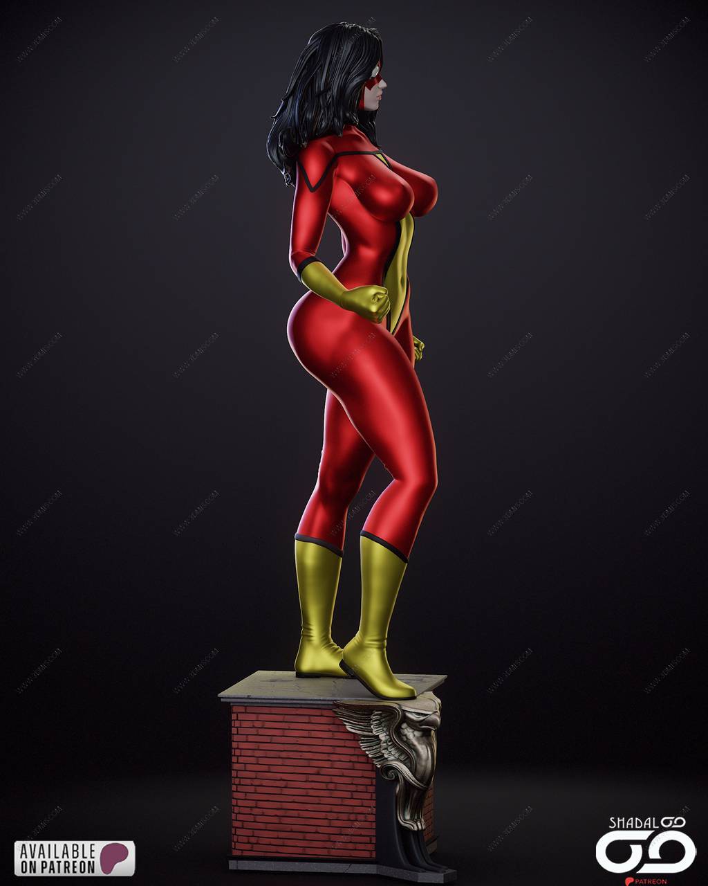 P站图纸印象馆 Shadaloo Studios 漫威 蜘蛛女侠 Shadaloo Studios 漫威 蜘蛛女侠