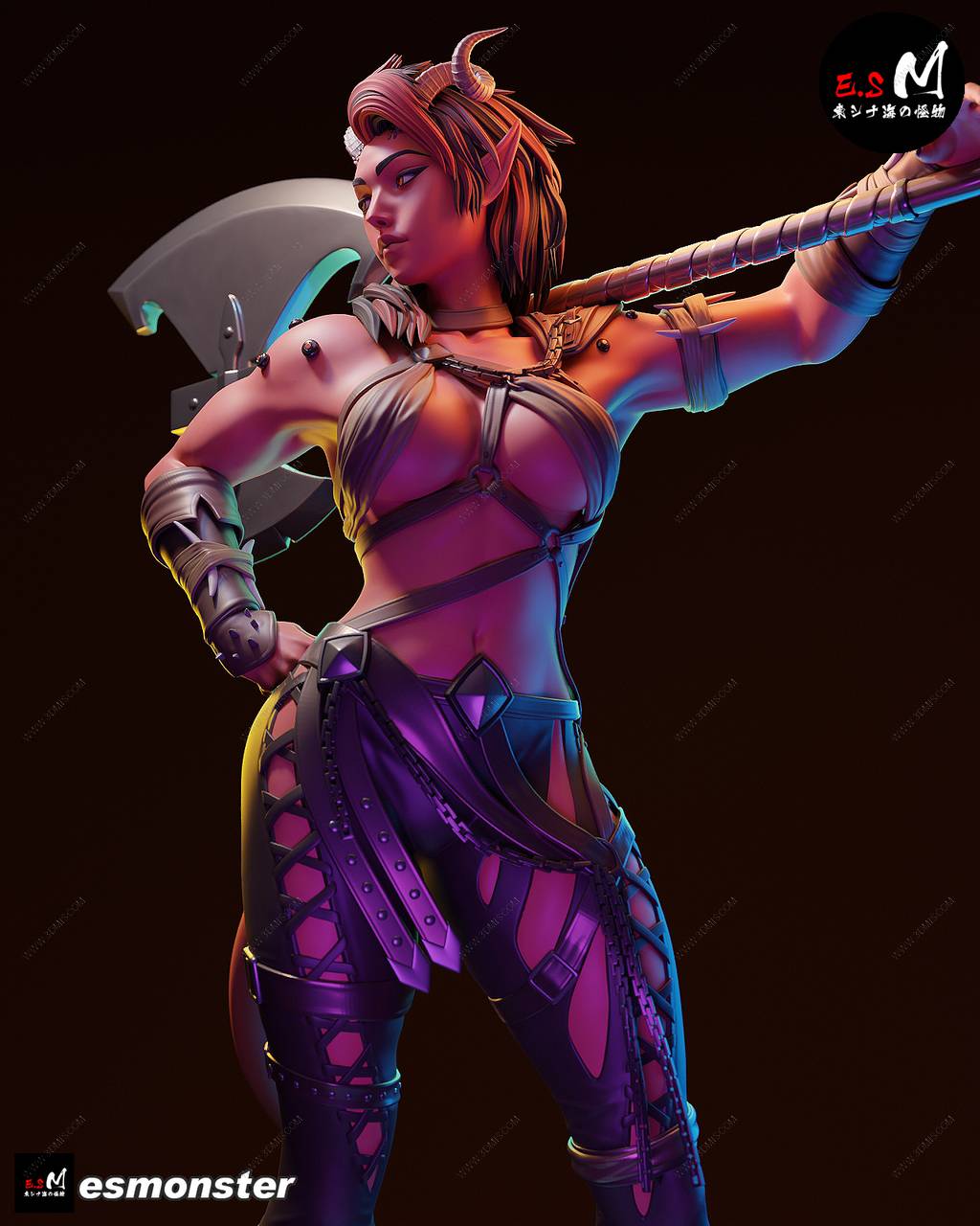 P站图纸印象馆 ESMonster 博德之门 卡菈克 ESMonster 博德之门 卡菈克