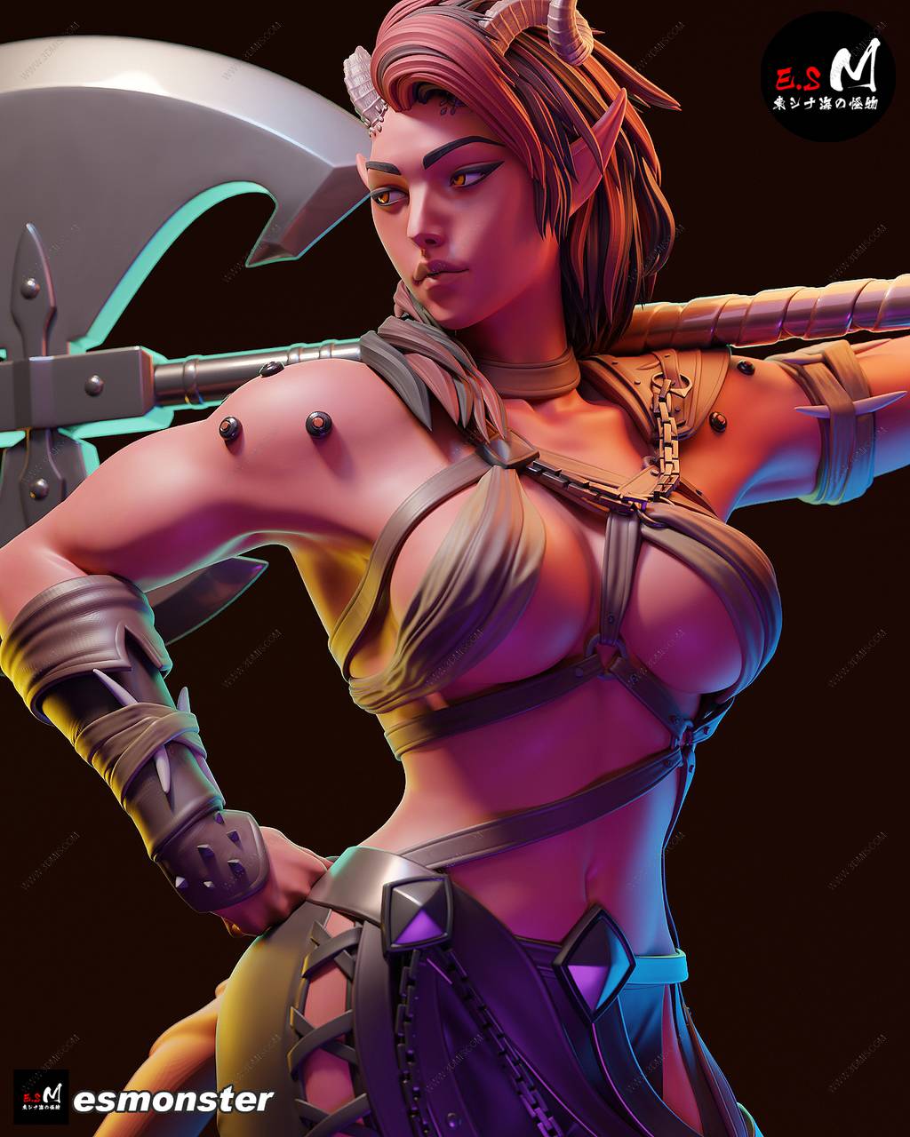 P站图纸印象馆 ESMonster 博德之门 卡菈克 ESMonster 博德之门 卡菈克