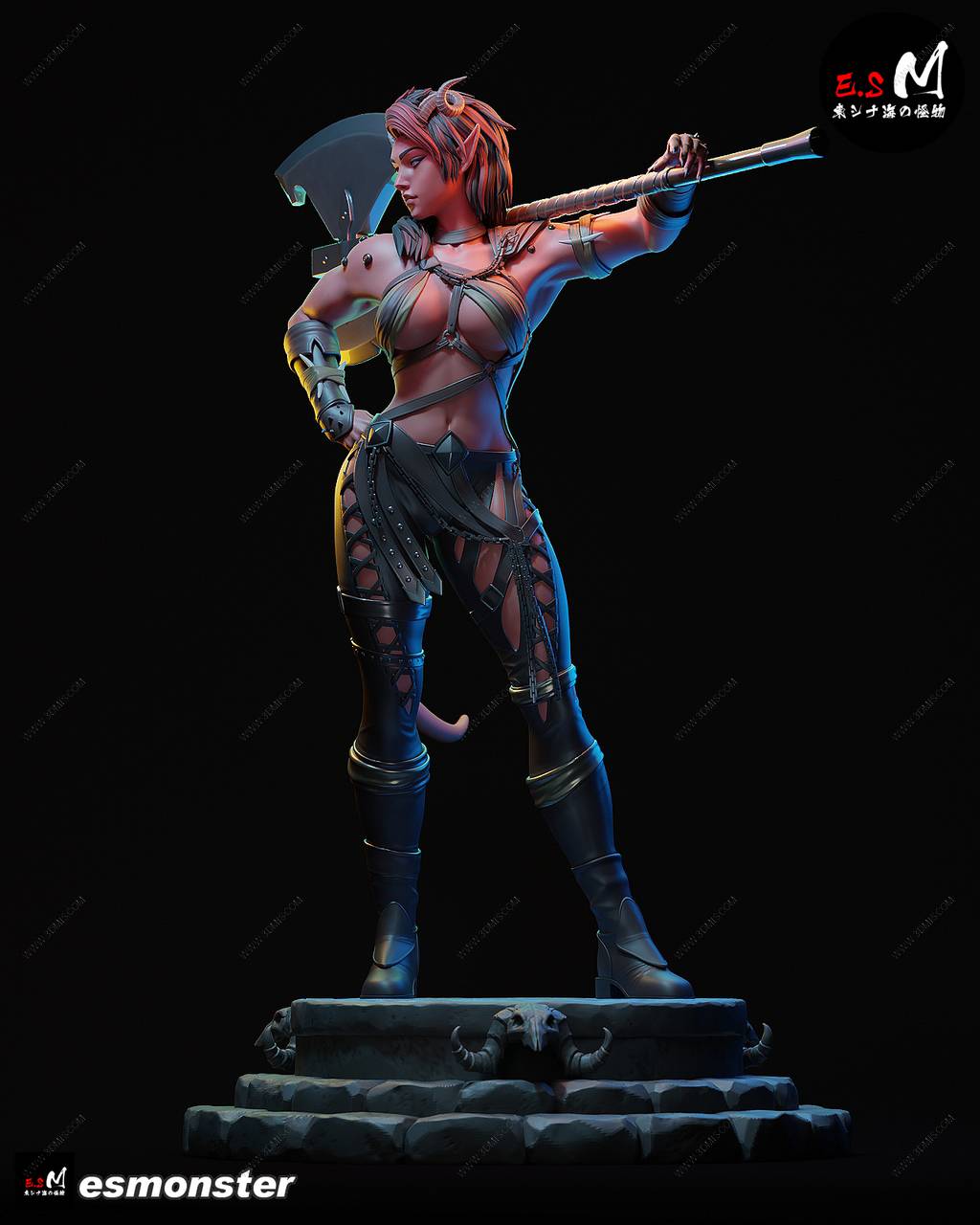 P站图纸印象馆 ESMonster 博德之门 卡菈克 ESMonster 博德之门 卡菈克