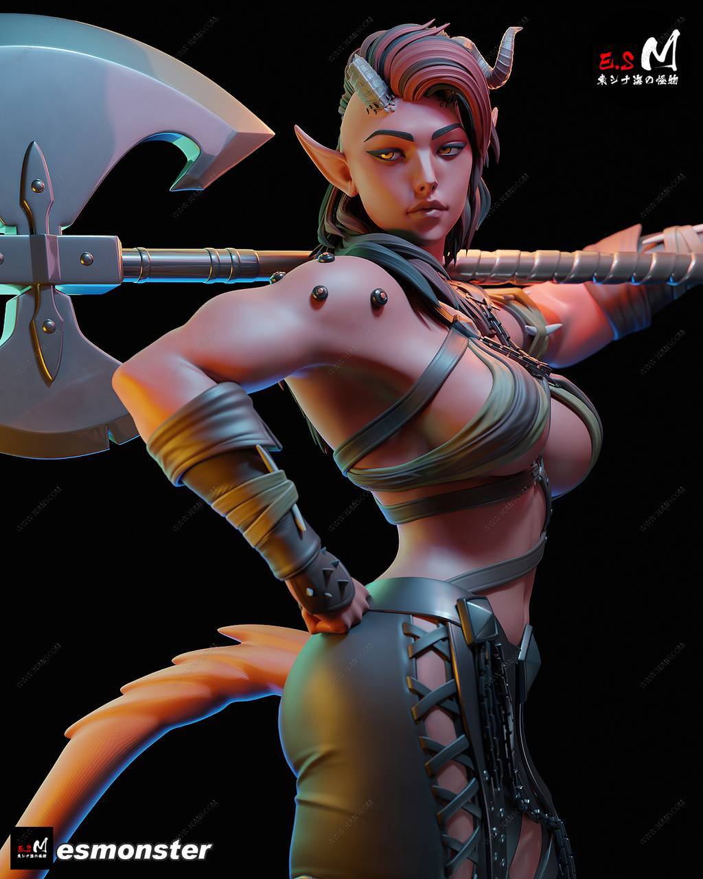 P站图纸印象馆 ESMonster 博德之门 卡菈克 ESMonster 博德之门 卡菈克