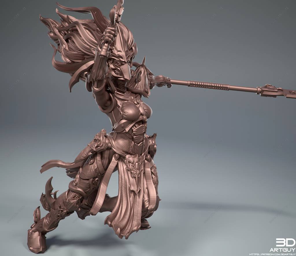 P站图纸印象馆 3DArtGuy 宇宙精灵战士 3DArtGuy 宇宙精灵战士