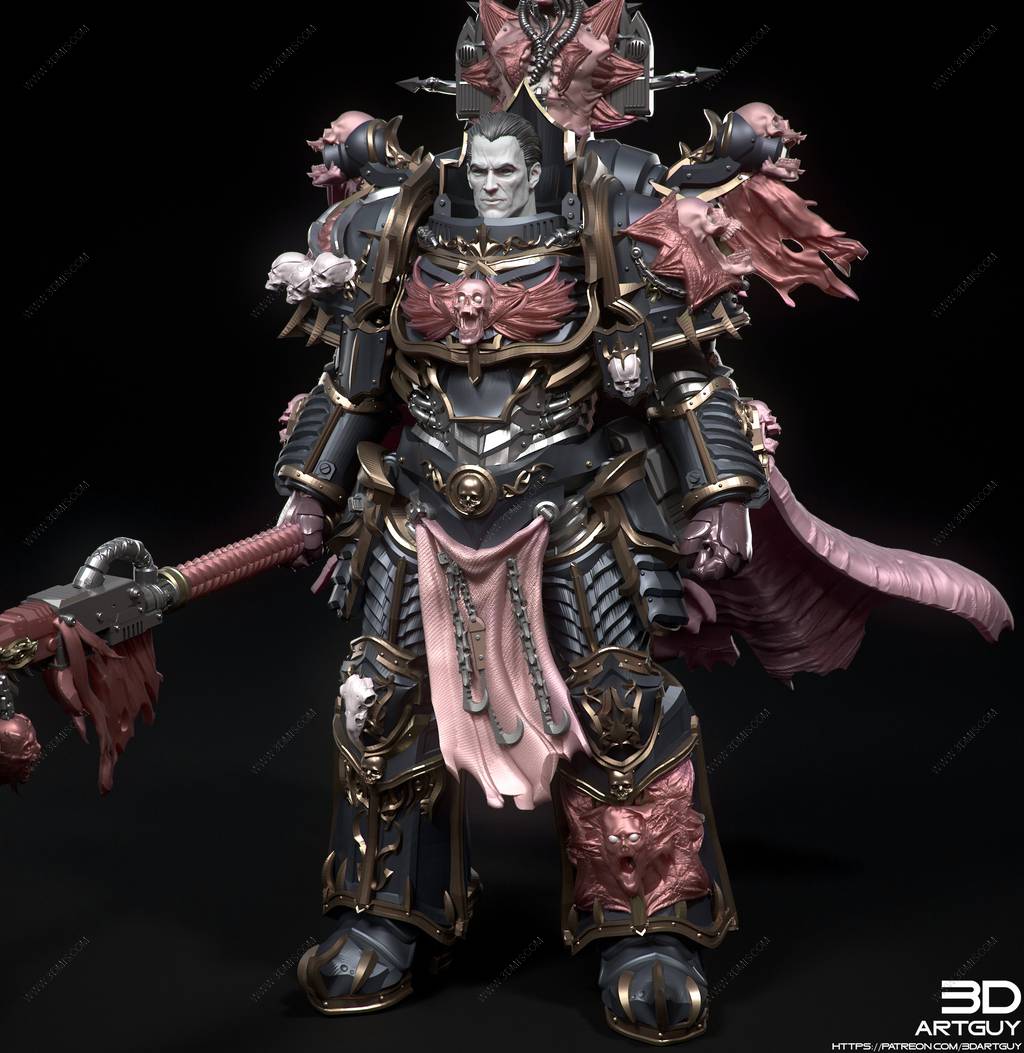 P站图纸印象馆 3DArtGuy 黑暗王子 3DArtGuy 黑暗王子