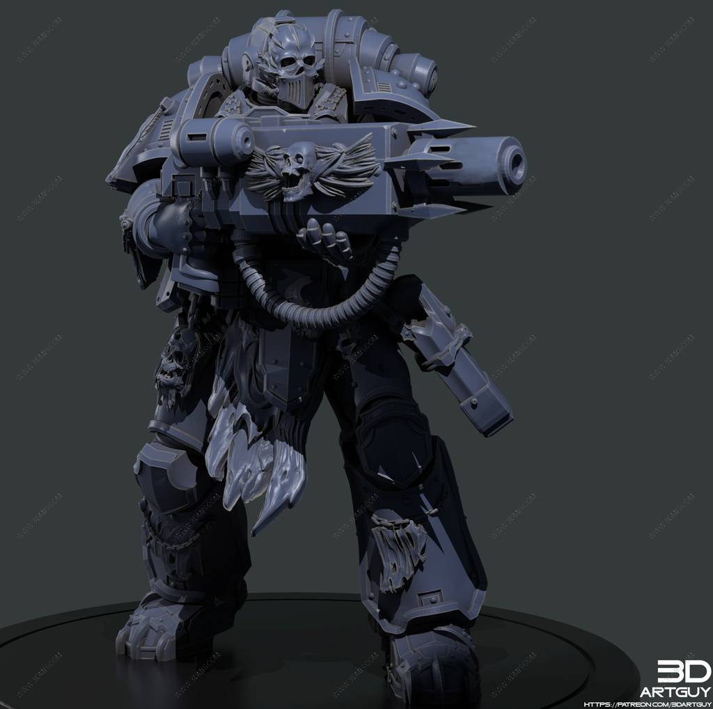 P站图纸印象馆 3DArtGuy 恐怖部队 3DArtGuy 恐怖部队