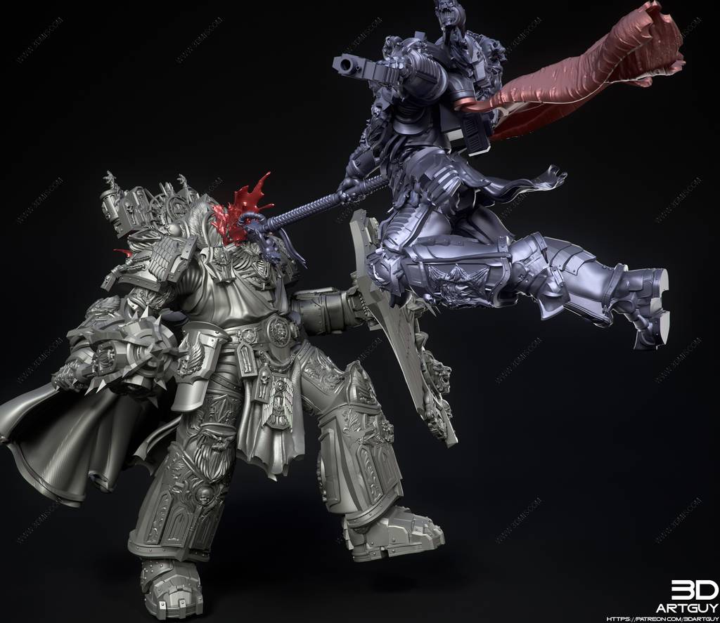 P站图纸印象馆 3DArtGuy 恐怖部队 3DArtGuy 恐怖部队