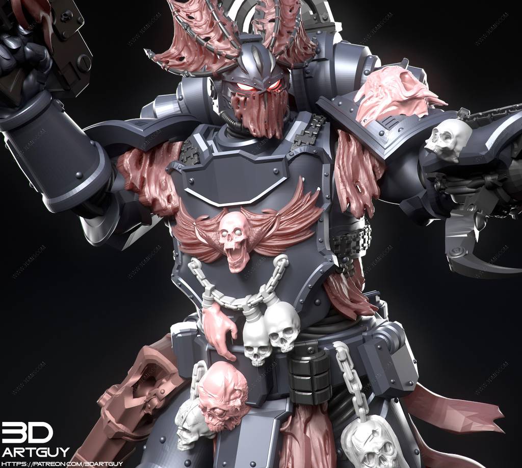 P站图纸印象馆 3DArtGuy 恐怖部队 3DArtGuy 恐怖部队