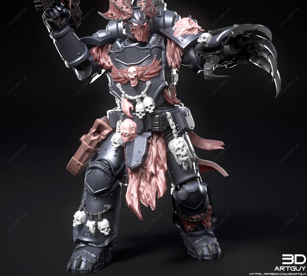 P站图纸印象馆 3DArtGuy 恐怖部队 3DArtGuy 恐怖部队