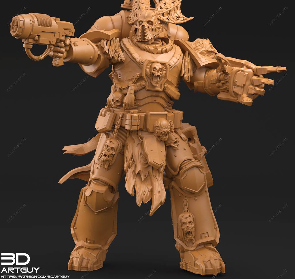 P站图纸印象馆 3DArtGuy 恐怖部队 3DArtGuy 恐怖部队