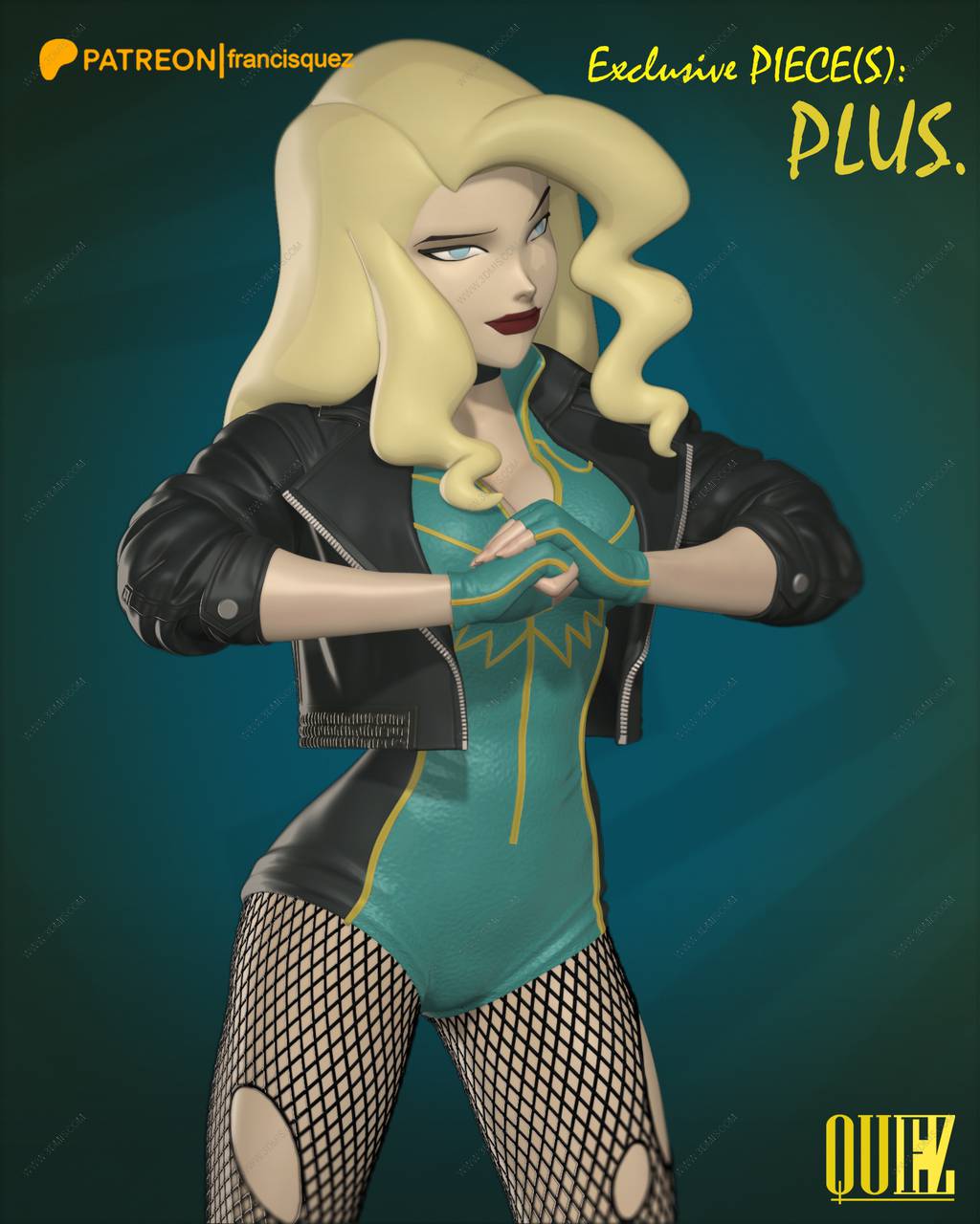 P站图纸印象馆 Francis Quez DC漫画 黑金丝雀 Francis Quez DC漫画 黑金丝雀