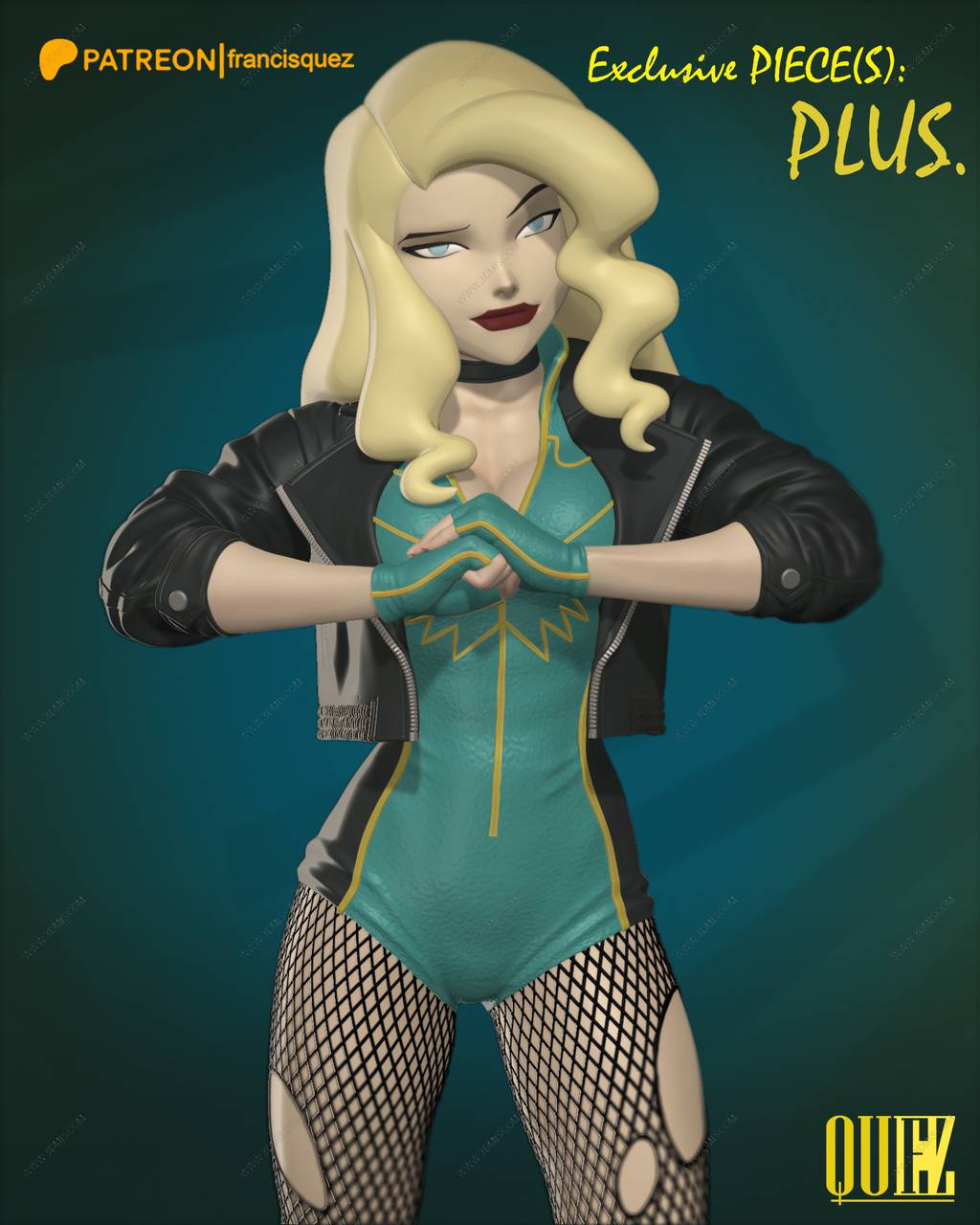 P站图纸印象馆 Francis Quez DC漫画 黑金丝雀 Francis Quez DC漫画 黑金丝雀