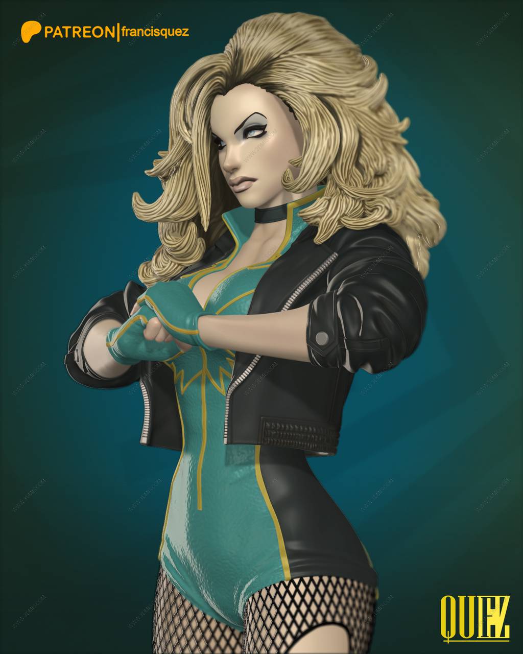 P站图纸印象馆 Francis Quez DC漫画 黑金丝雀 Francis Quez DC漫画 黑金丝雀